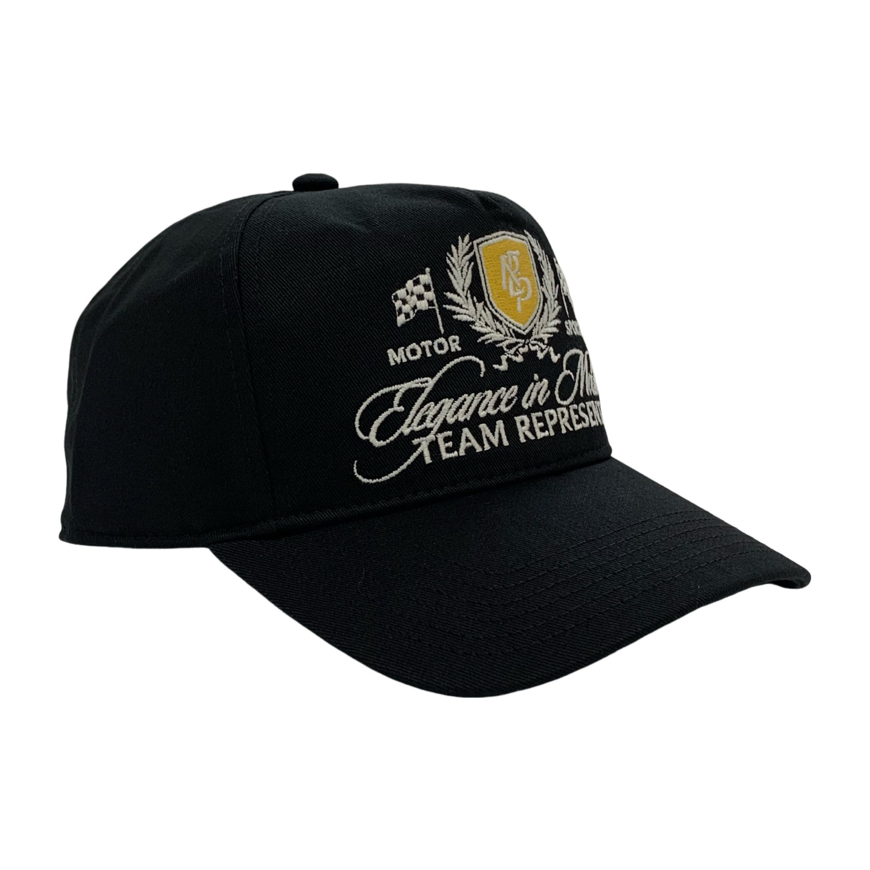 Represent Cap Crest Jet Black Hat Cap