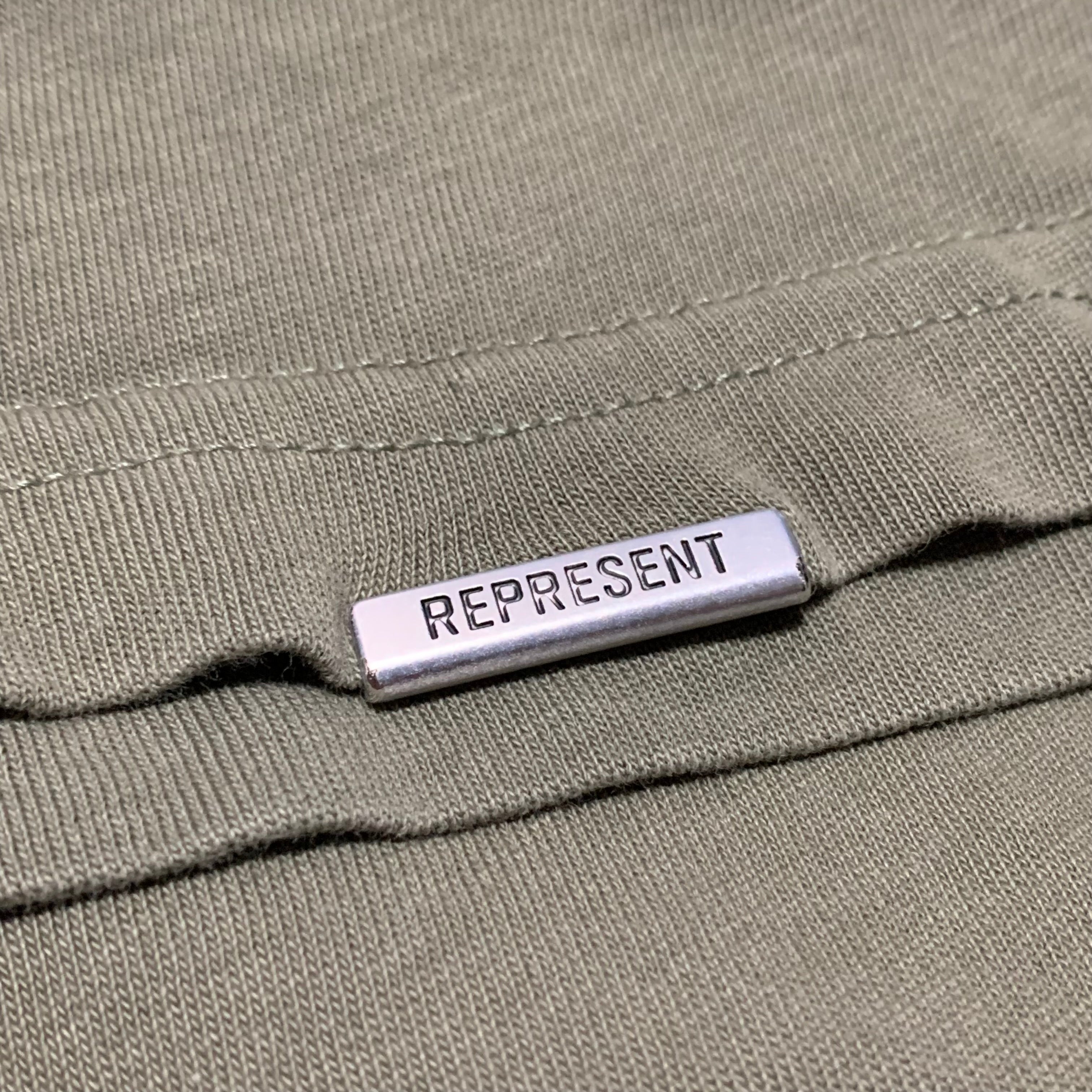 Represent Medium Owners Club Khaki Green Tee