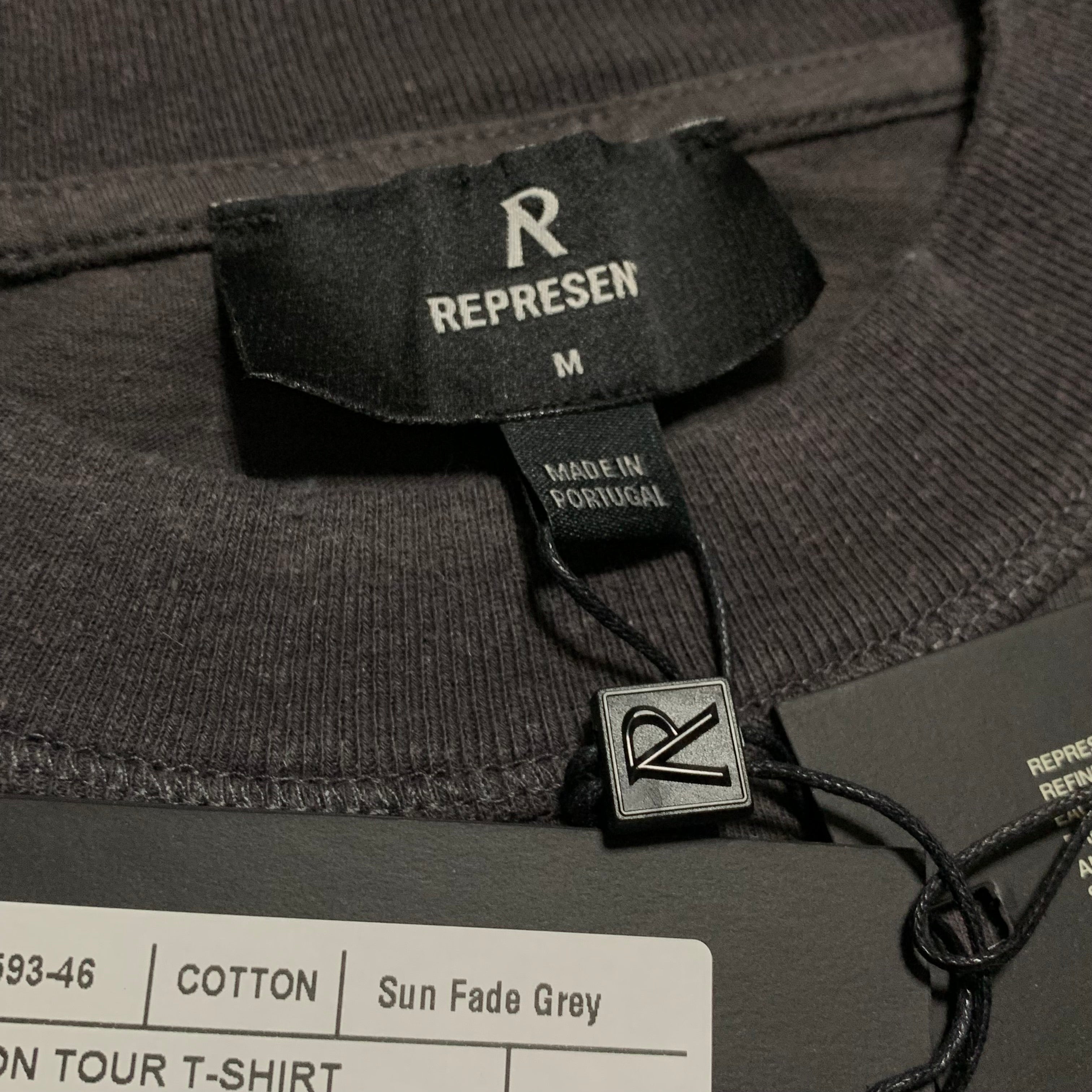 Represent Medium Dream On Tour Sun Fade Grey Tee