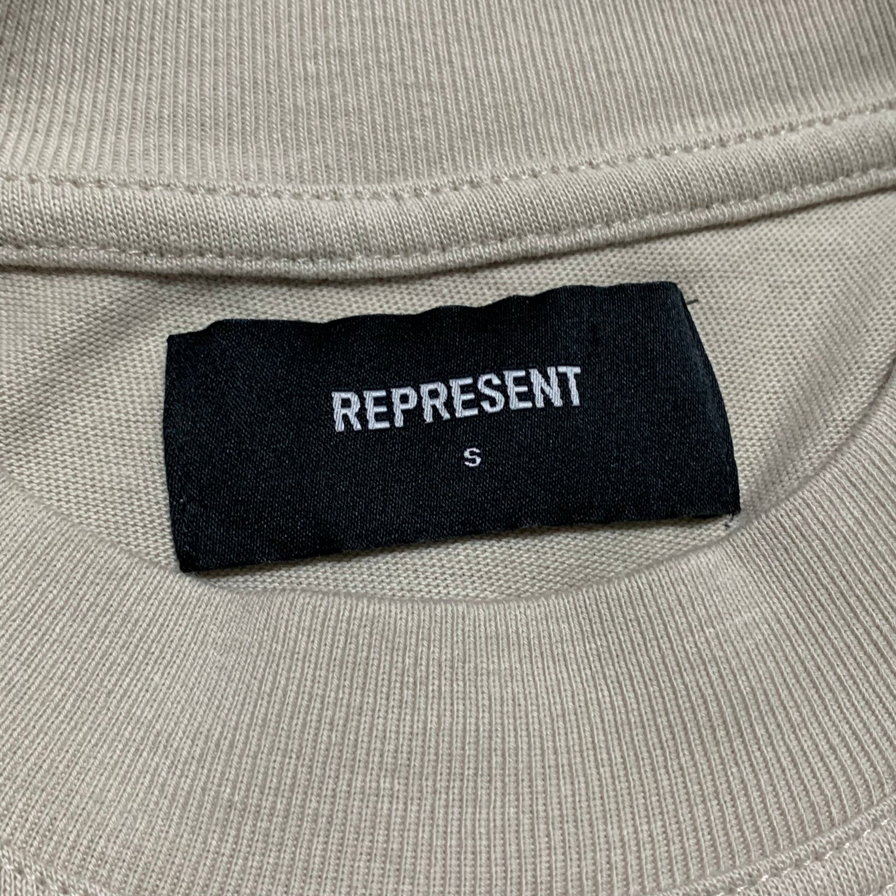 Represent Small Feel The Heat Vintage White Tee