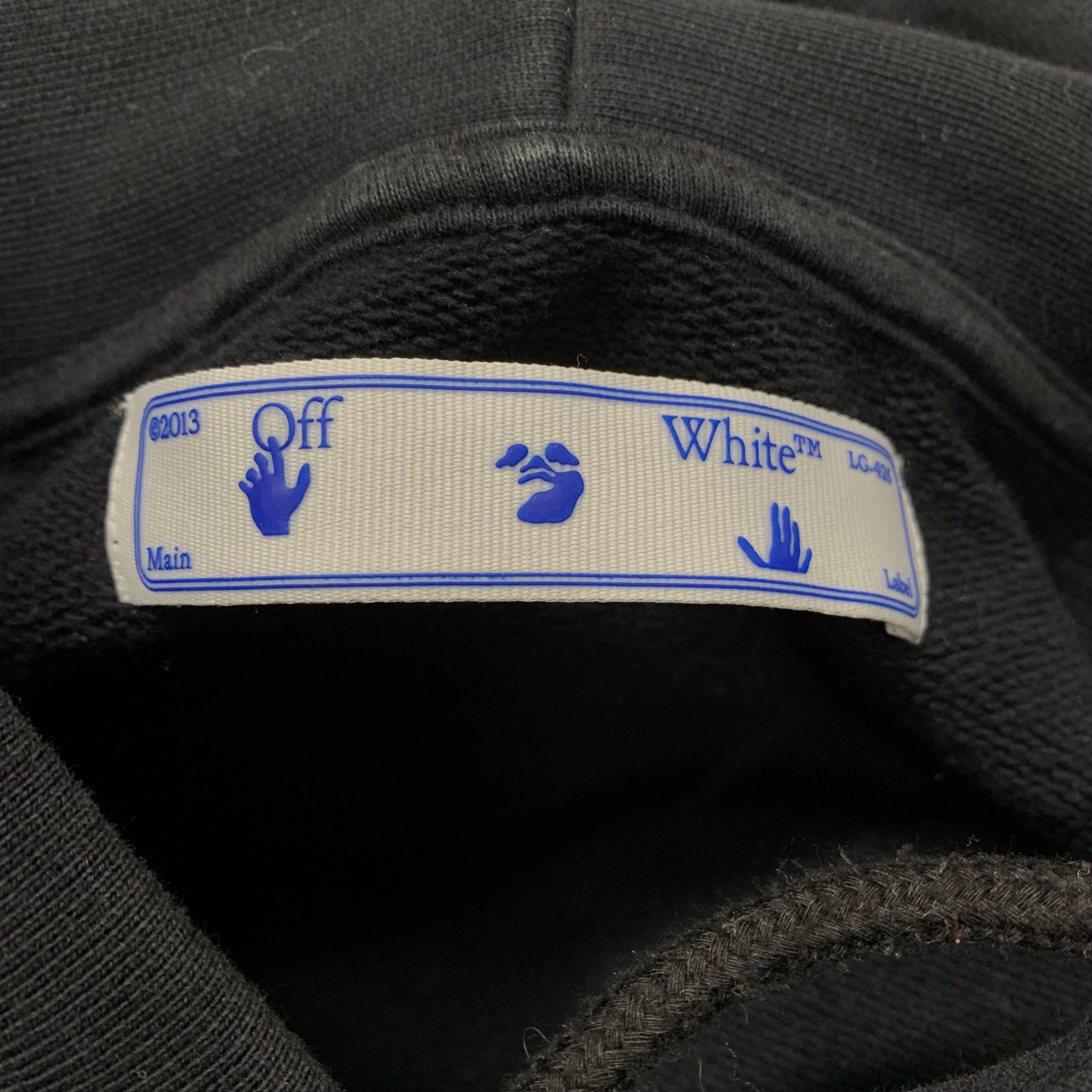 Off White Medium Hoodie Pioneer DJ Arrows Black Hoodie Virgil Abloh 2021