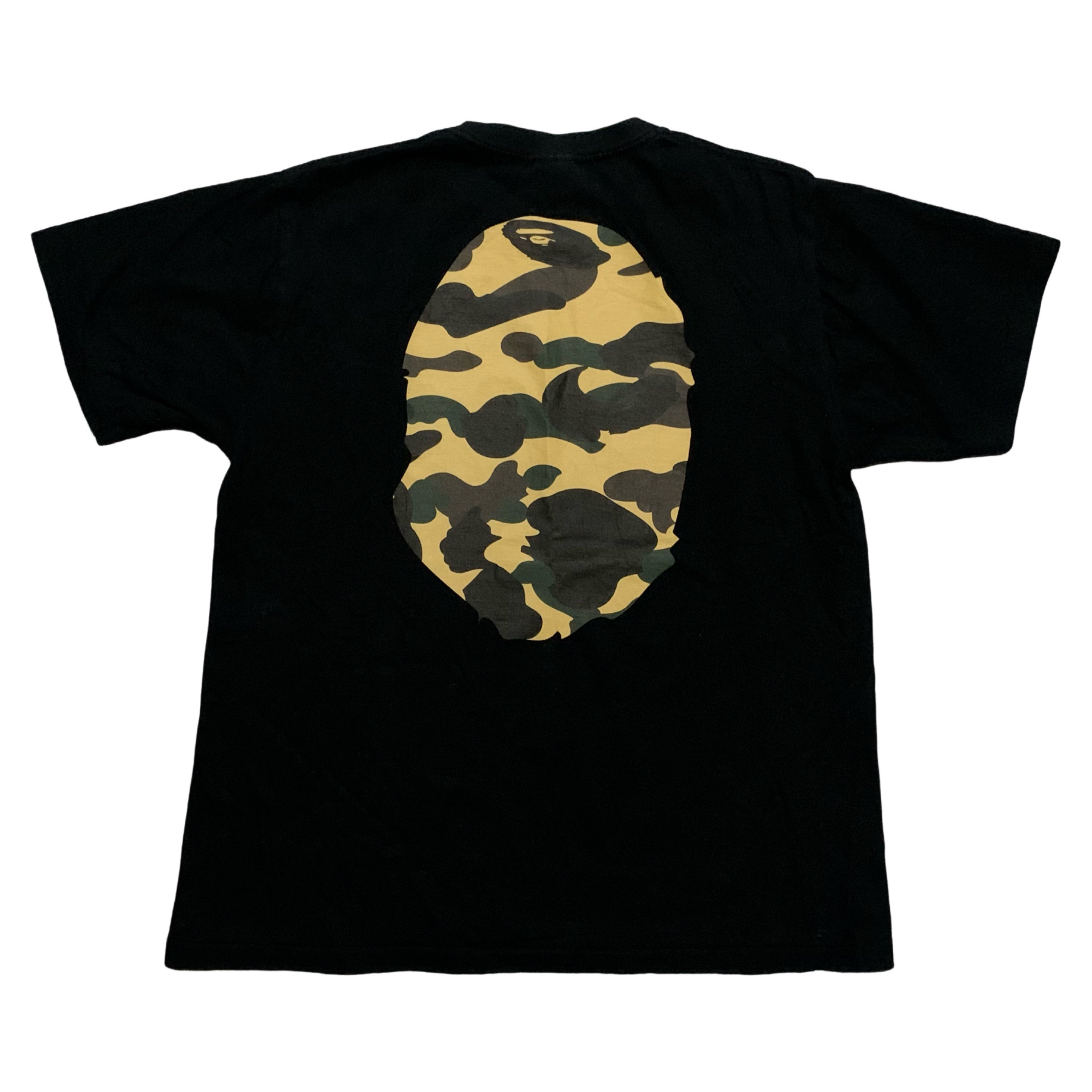 Bape Large Big Ape Head 1st Camo Black Tee A Bathing Ape