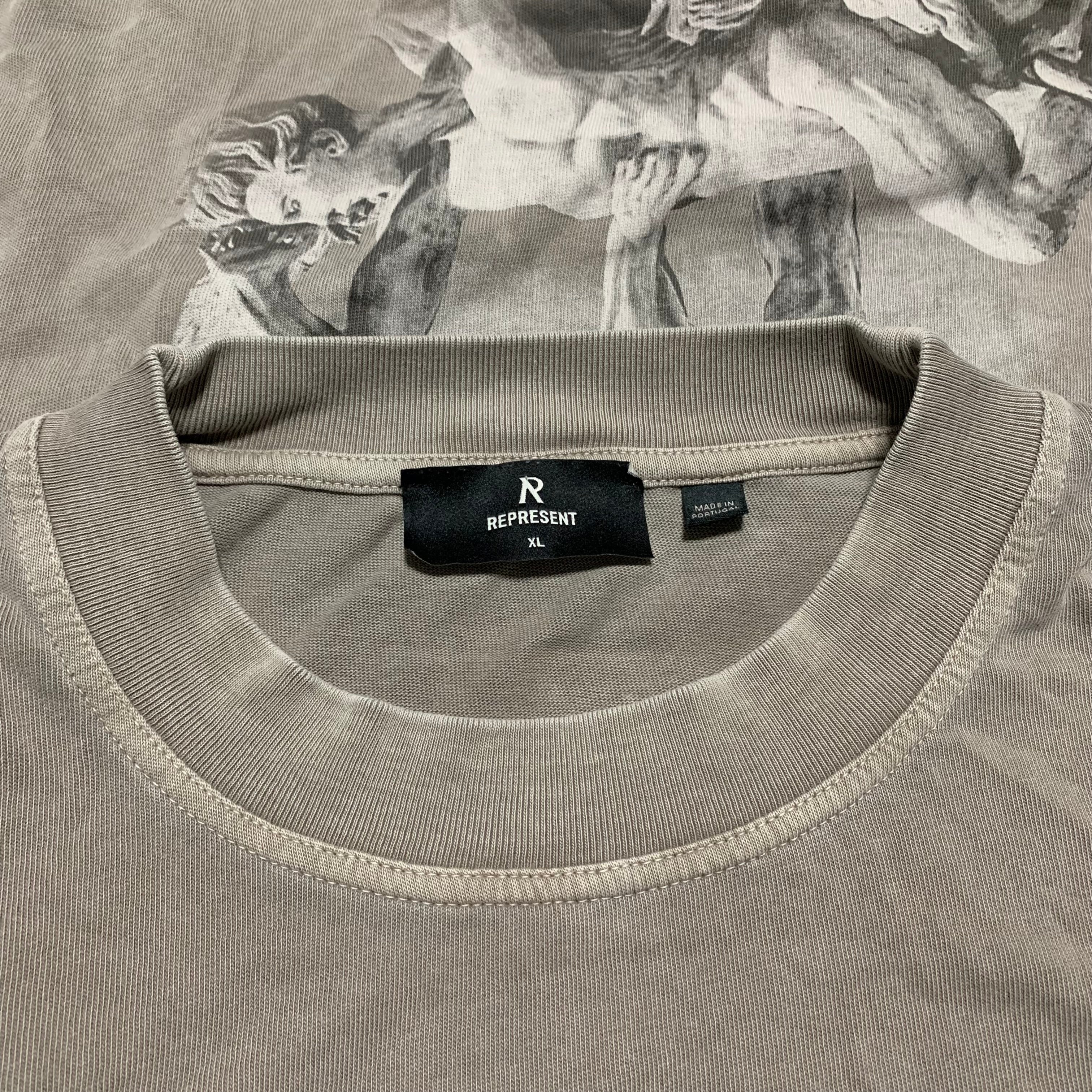 Represent XL Archangel St Micheal Beige Tee