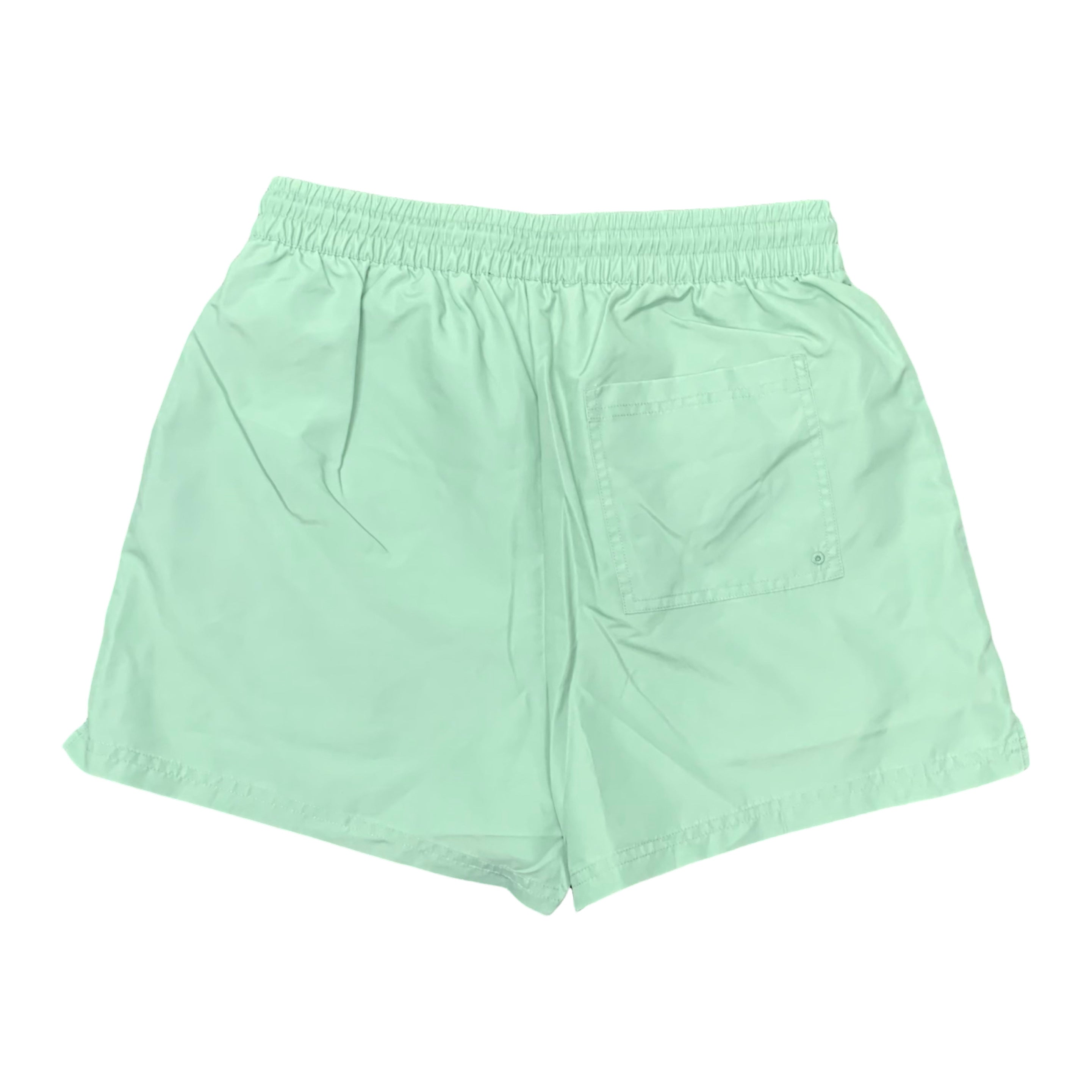 Represent Small Swim Shorts Metal Initial Washed Sage Mint Green