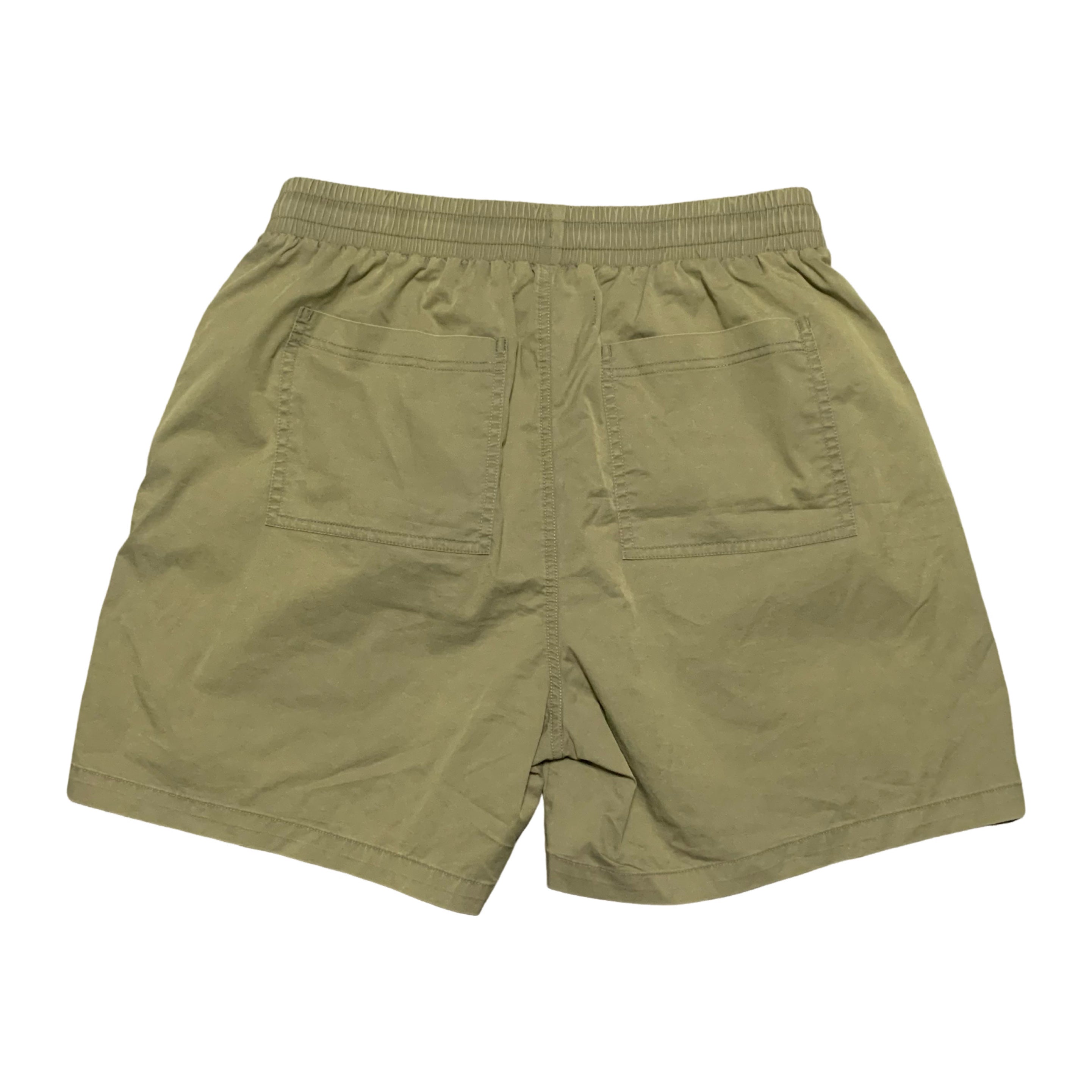 Represent Medium Shorts Logo Khaki Green Bottoms