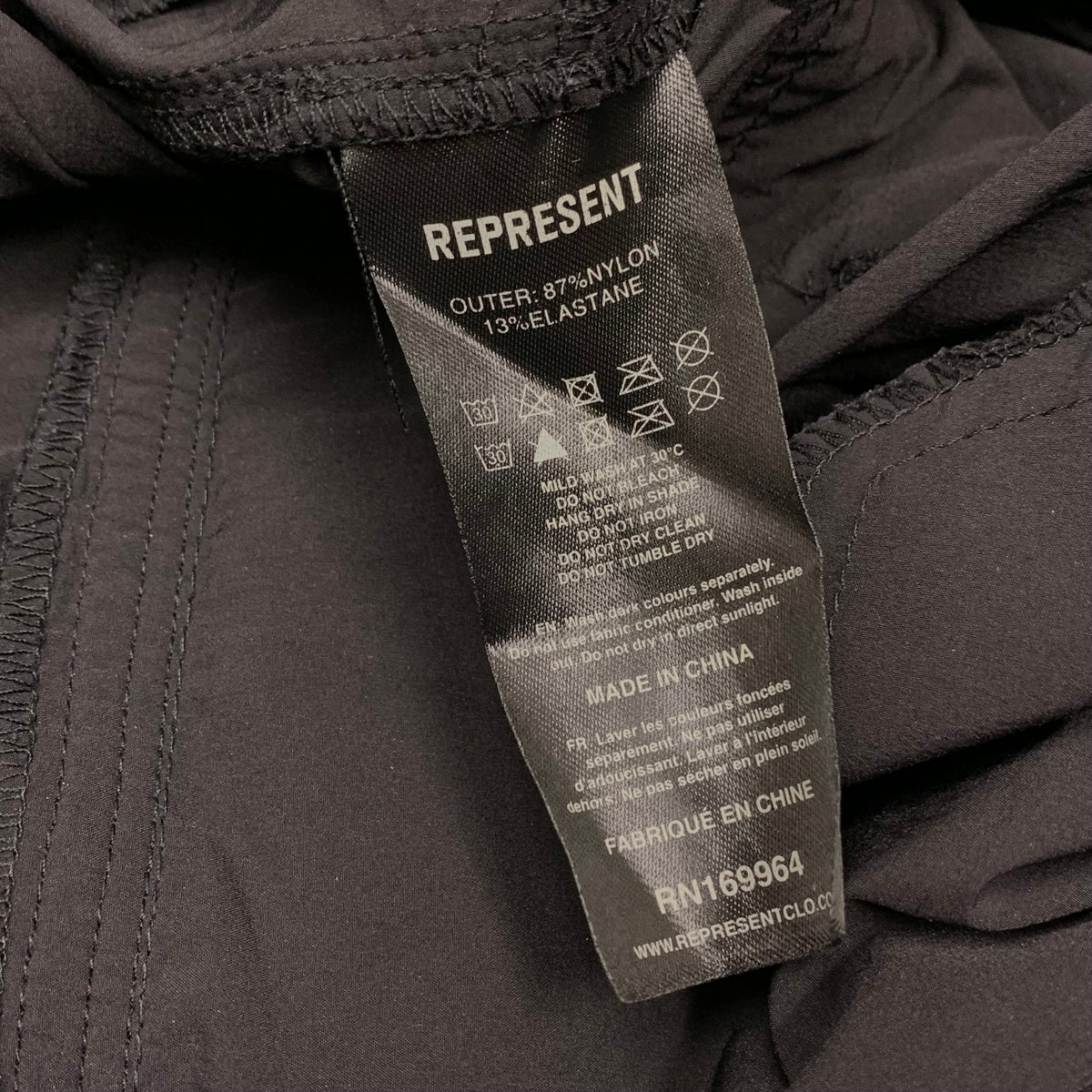 Represent XXL Shorts 247 Black Track Pants Bottoms