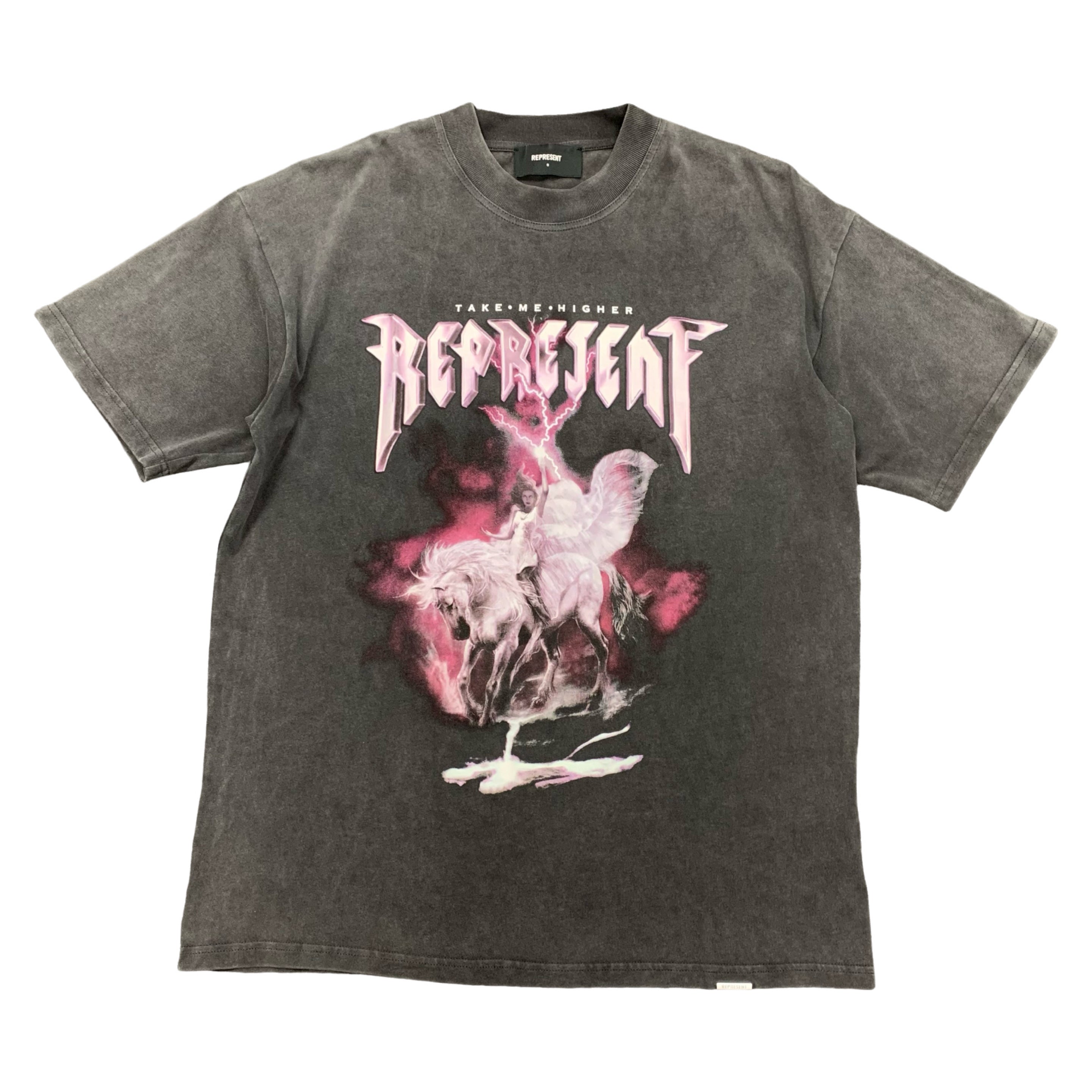 Represent Small Tee Take Me Higher Vintage T-Shirt