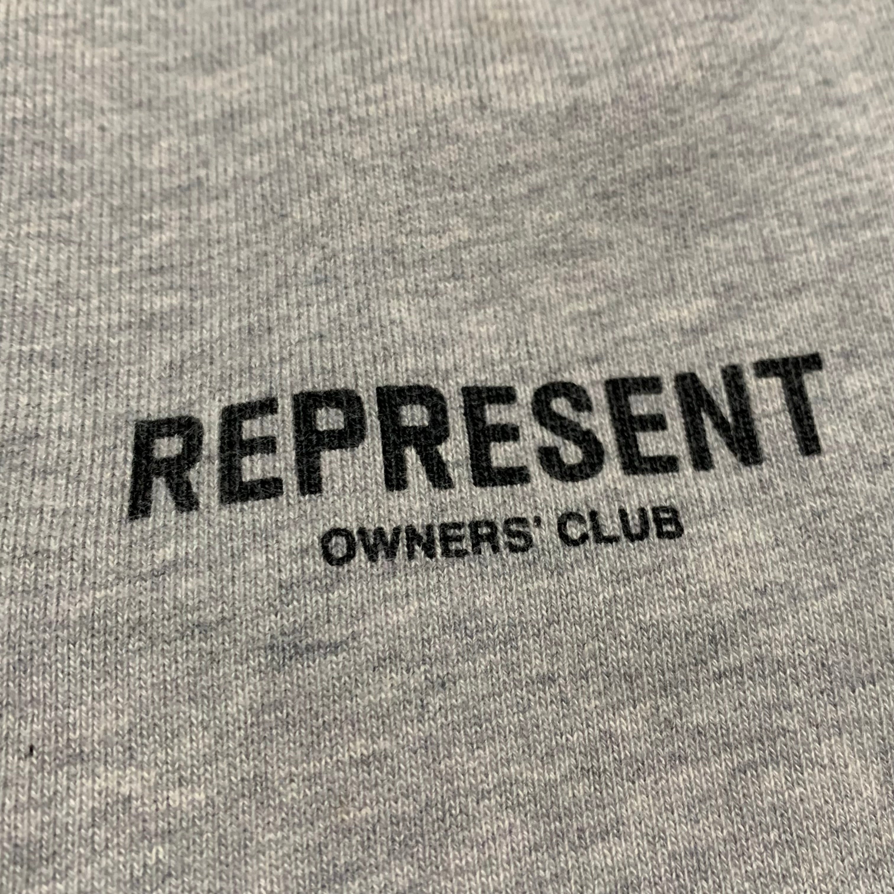 Represent XS Joggers Owners Club Grey Sweatpants Bottoms