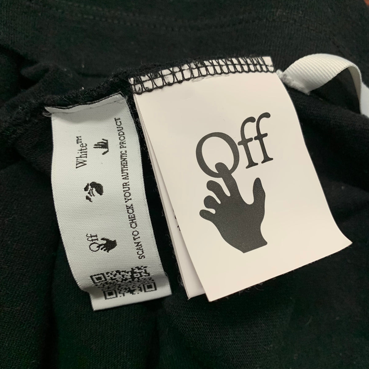 Off White Small Tee Caravaggio Arrows Black T-Shirt Virgil Abloh