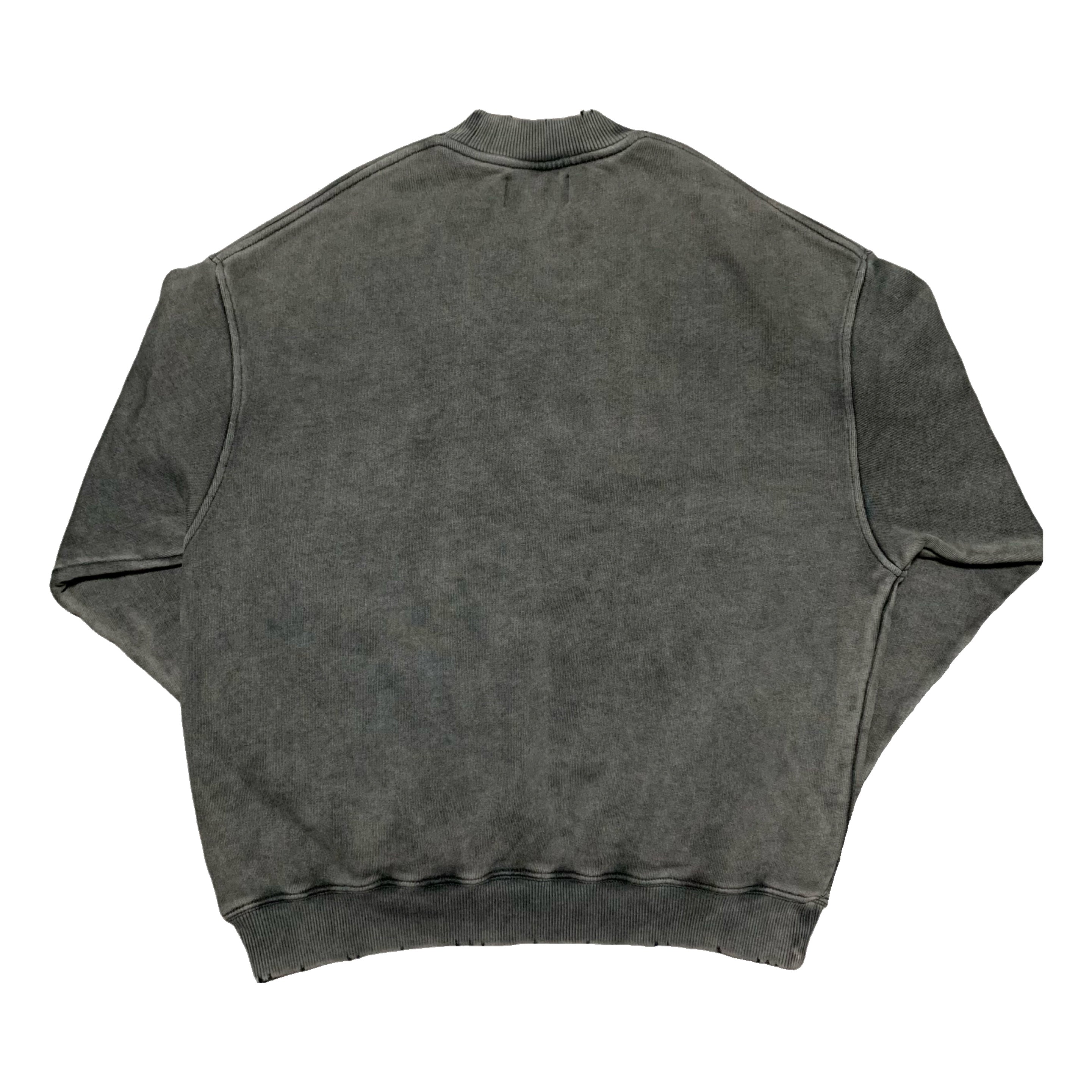 Represent XS Spirit Angel Vintage Grey Sweater Sweatshirt Crewneck