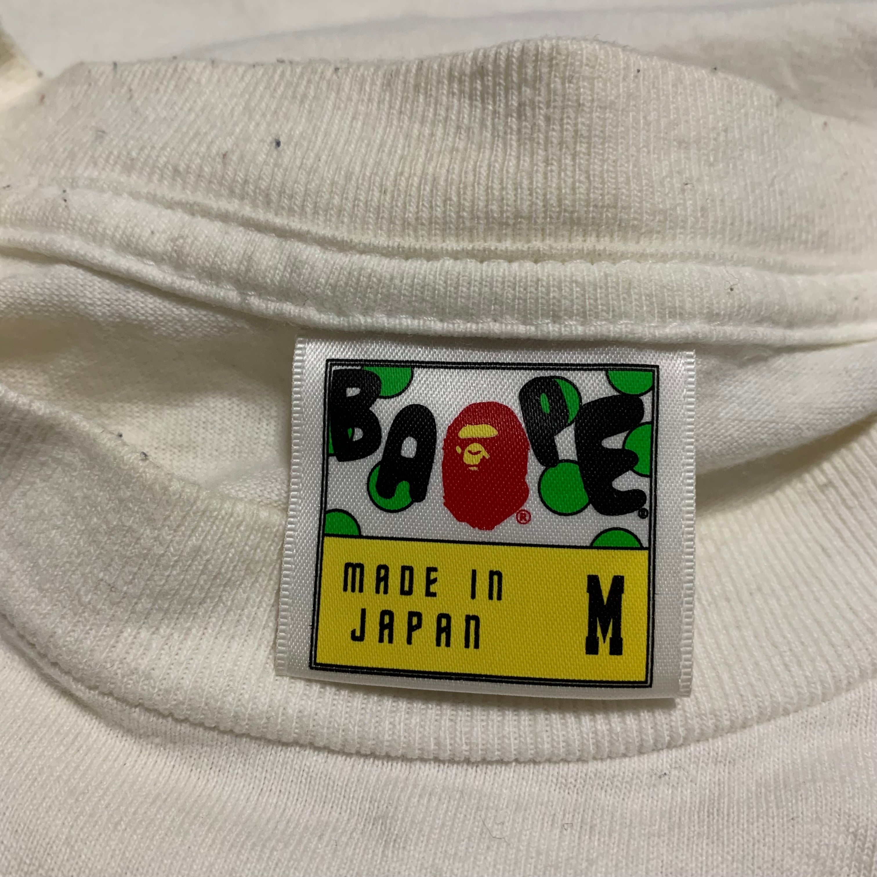 Bape Medium Graphic White Tee A Bathing Ape Lukewarm Water