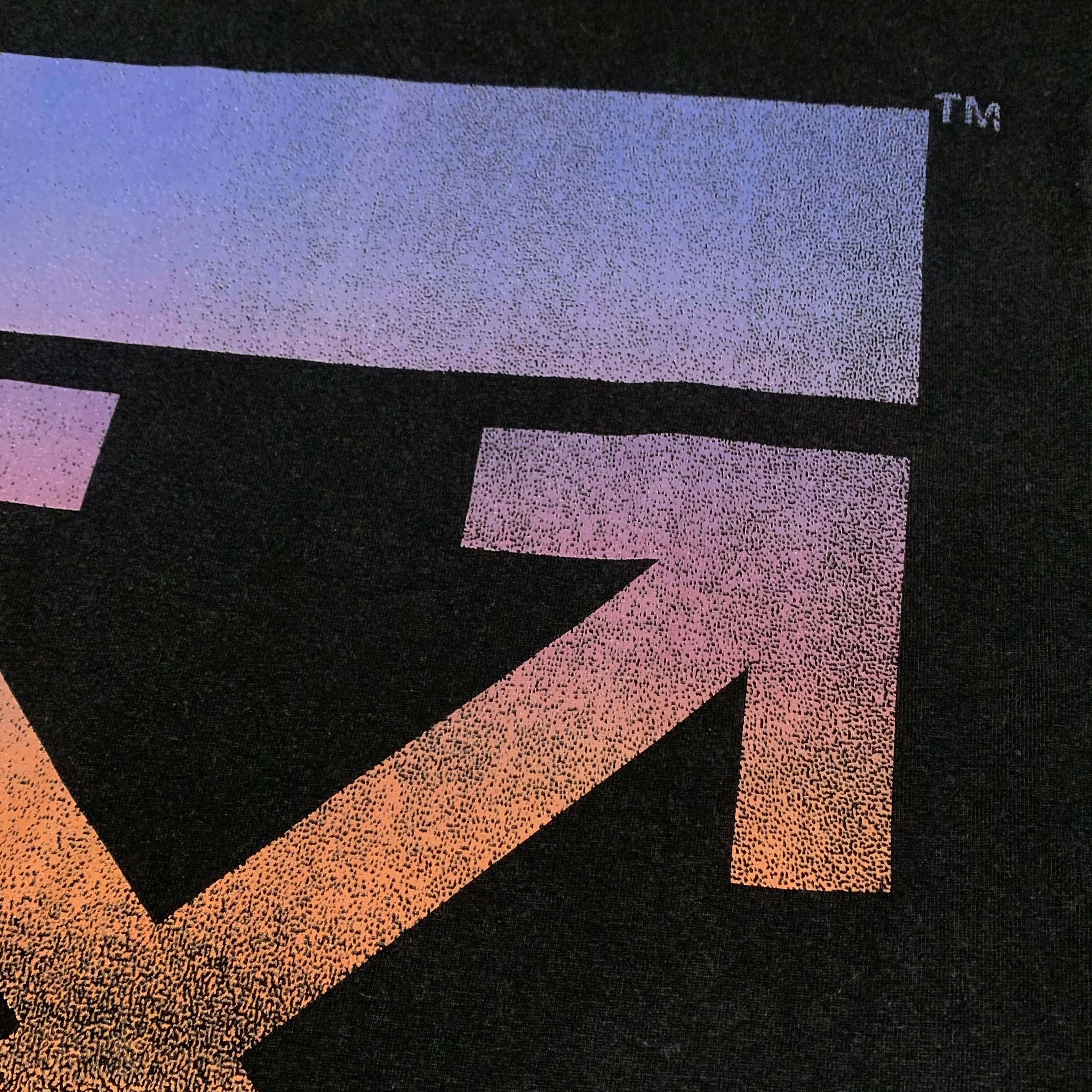 Off White Small Degrade Arrows Black Tee Virgil Abloh