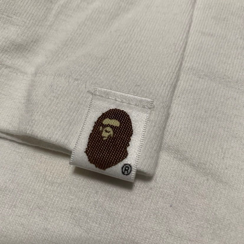 Bape Large Sesame Street Ape Head White Tee A Bathing Ape