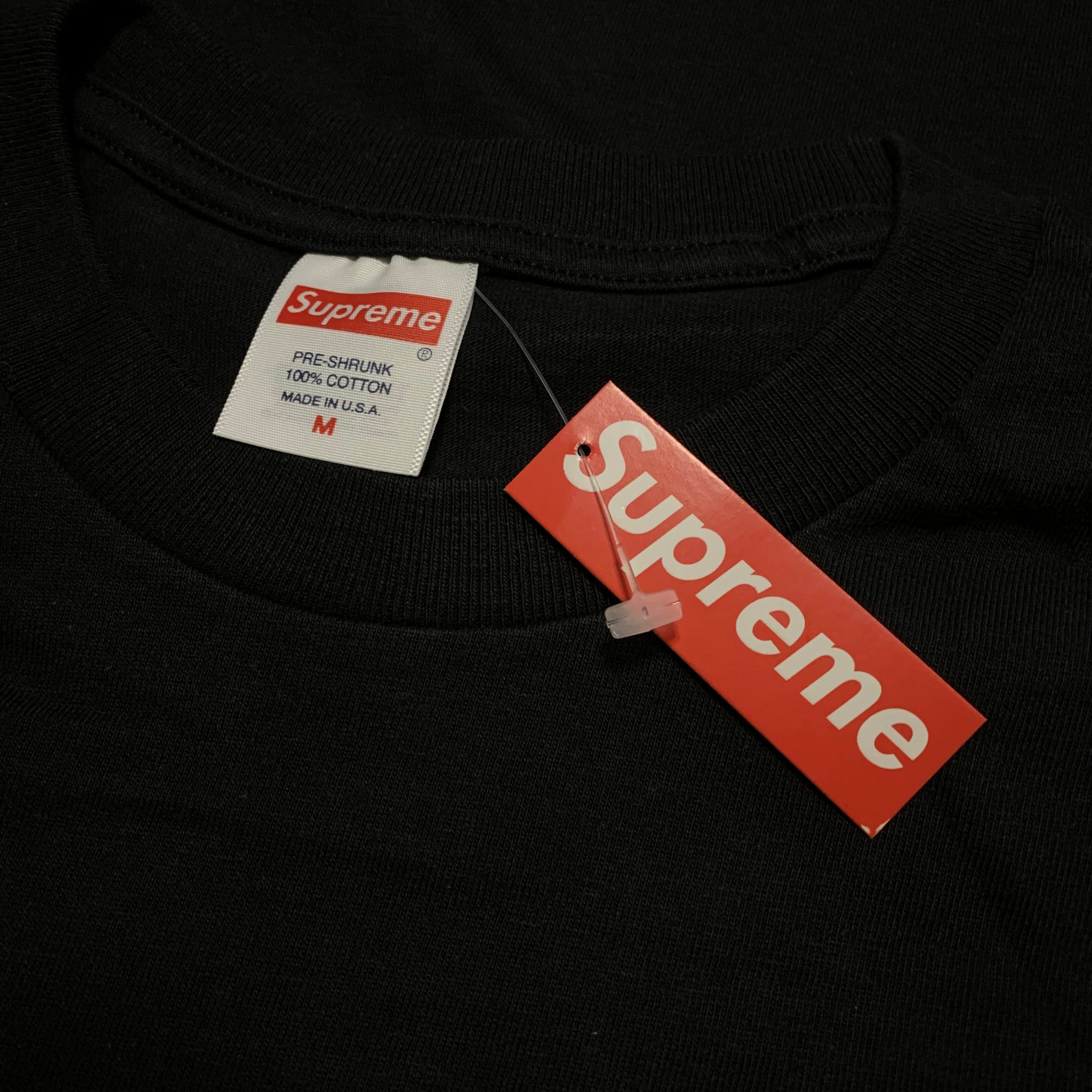 Supreme Medium Futura Box Logo Black Tee 2024