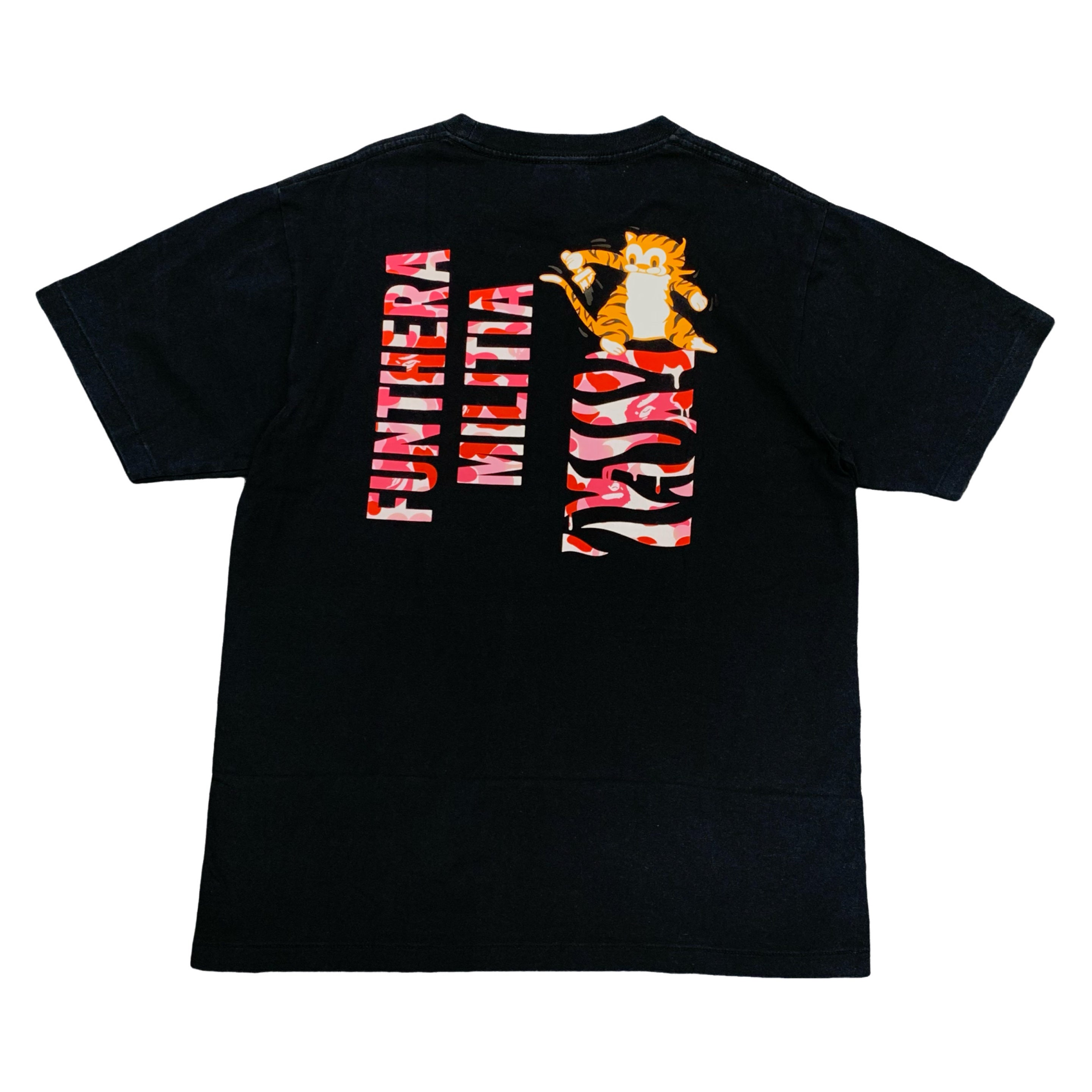 Bape Medium Tee Tiger Shark Pink ABC Camo Black T-Shirt A Bathing Ape
