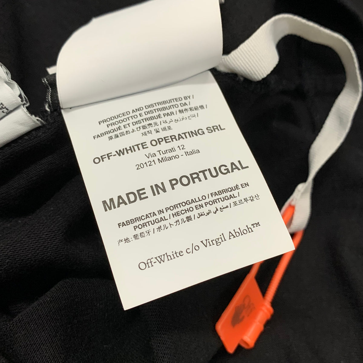 Off White Small Tee Metal Arrows Black T-Shirt Virgil Abloh