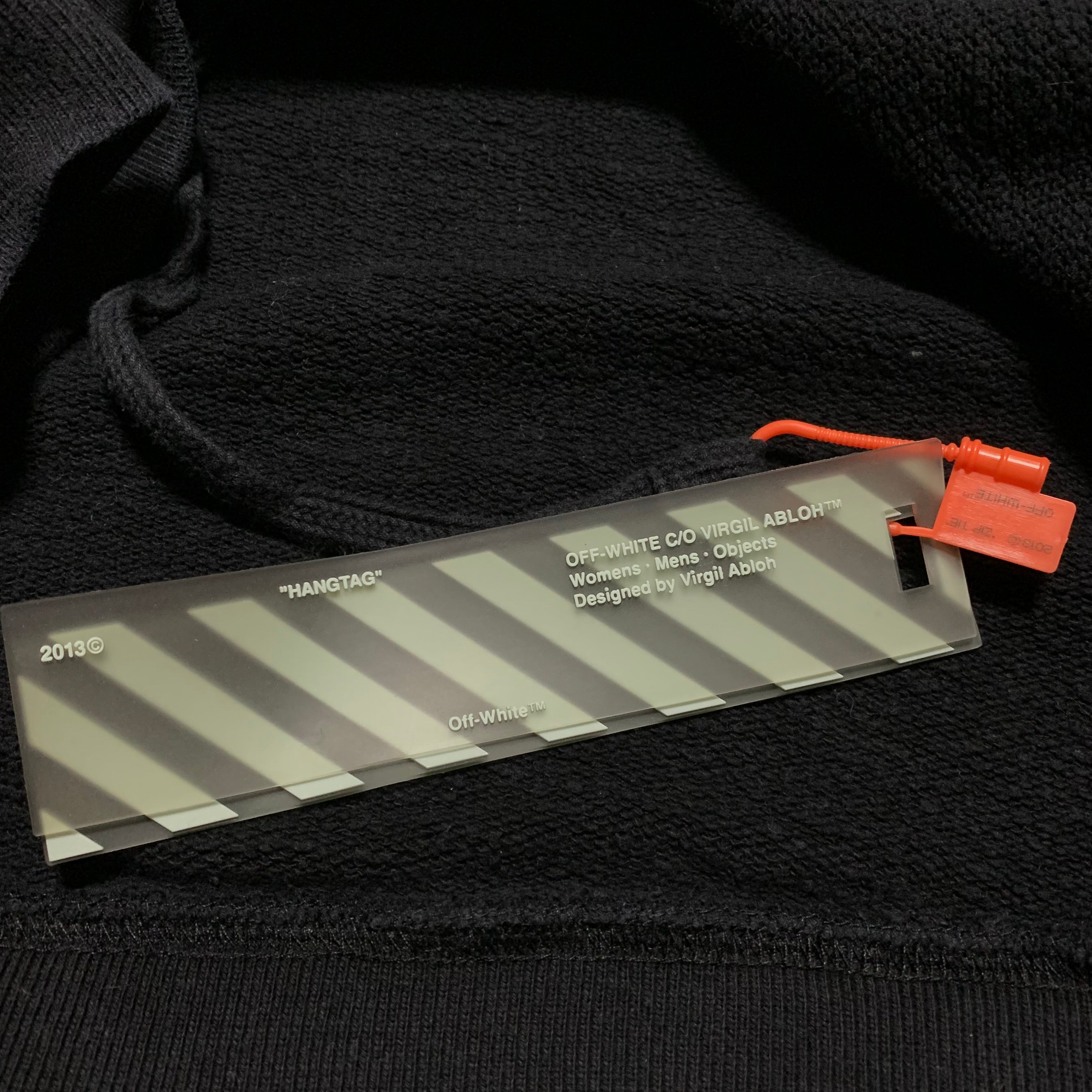 Off White Large Outline Arrows Black Sweatshirt Crewneck Virgil Abloh