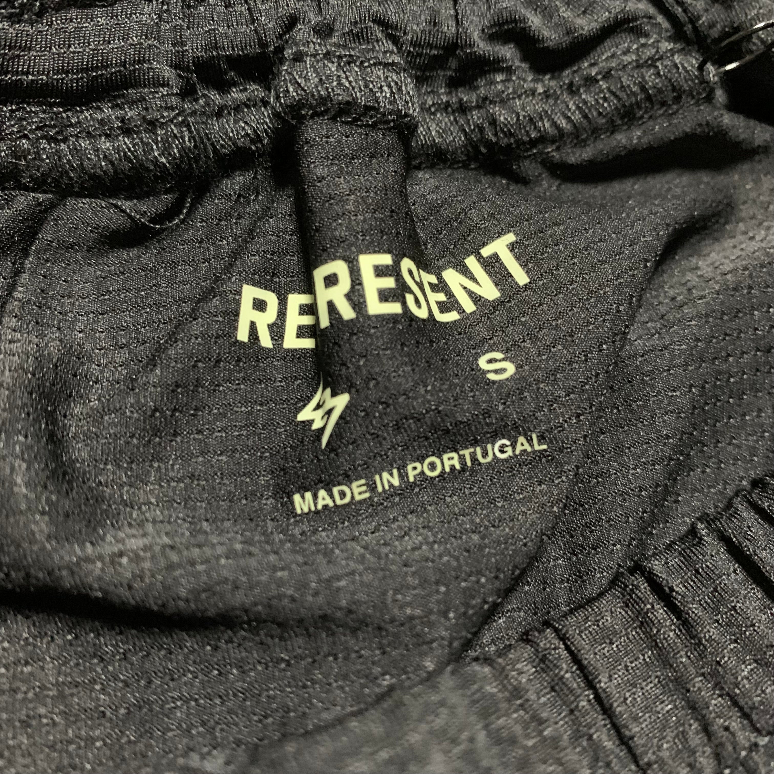 Represent Small Shorts Black 247 Mesh DNA Bottoms