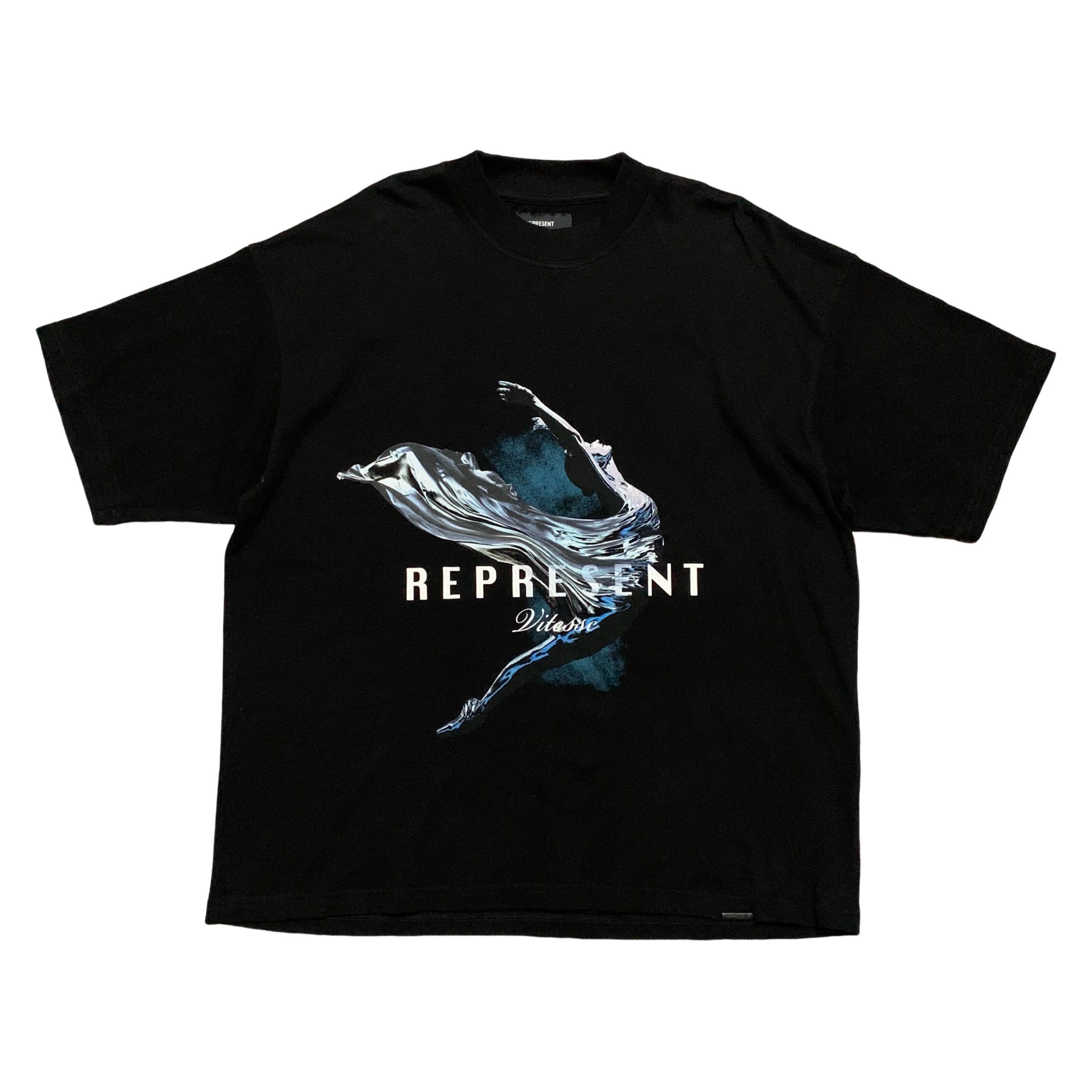 Represent Large Vitesse Jet Black Tee