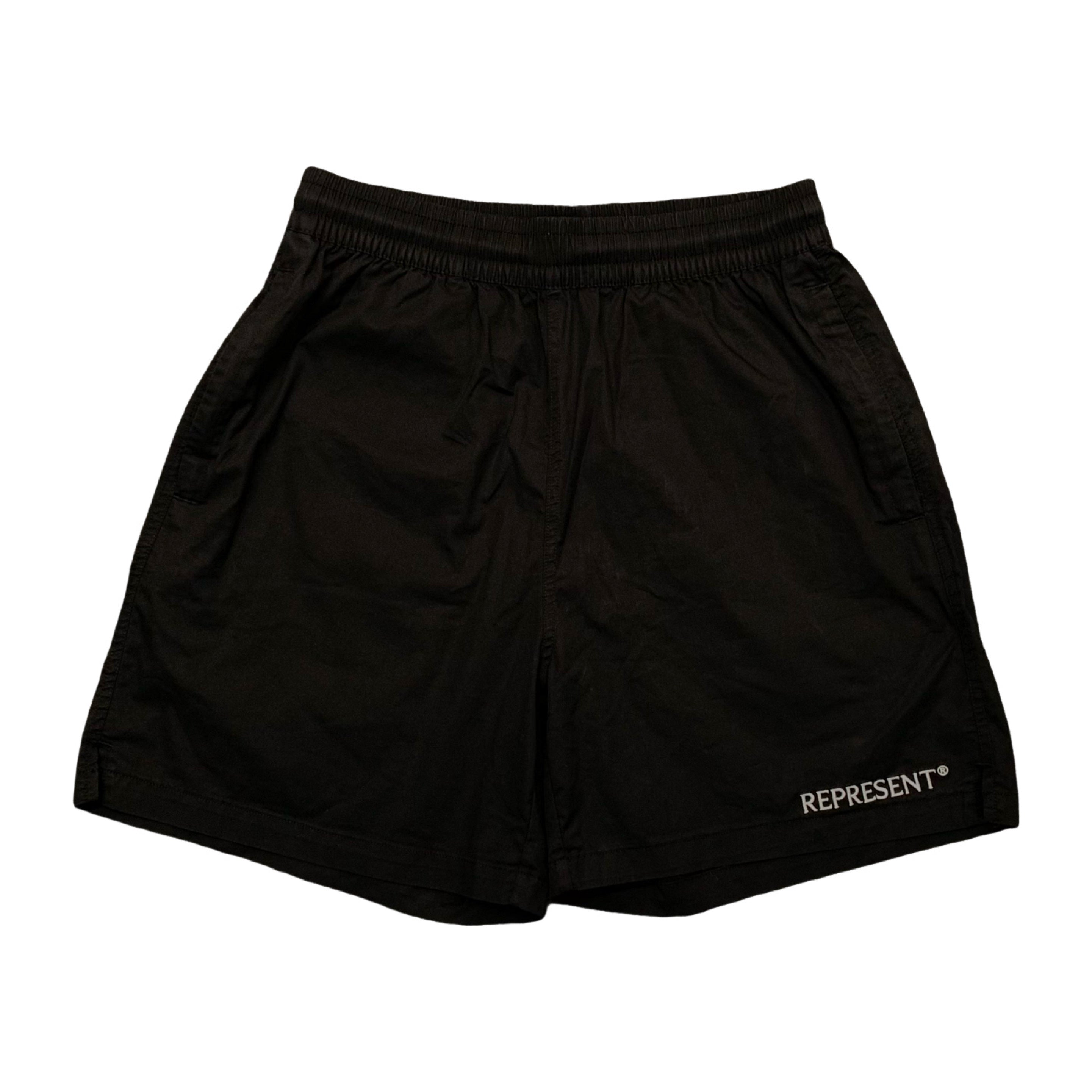 Represent XS Shorts Jet Black Bottoms (RRP £105)