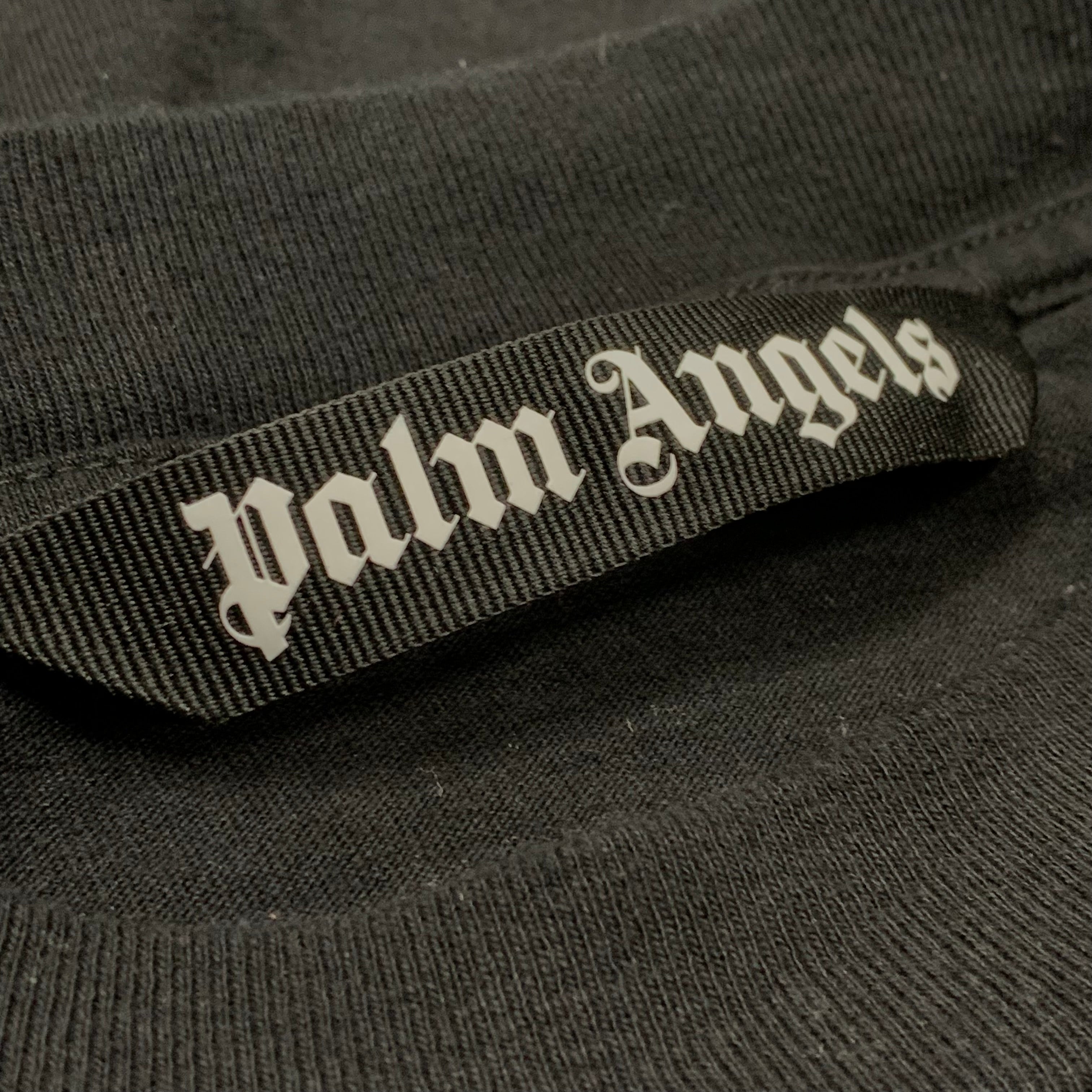 Palm Angels Medium Tee Star Graffiti Black T-Shirt