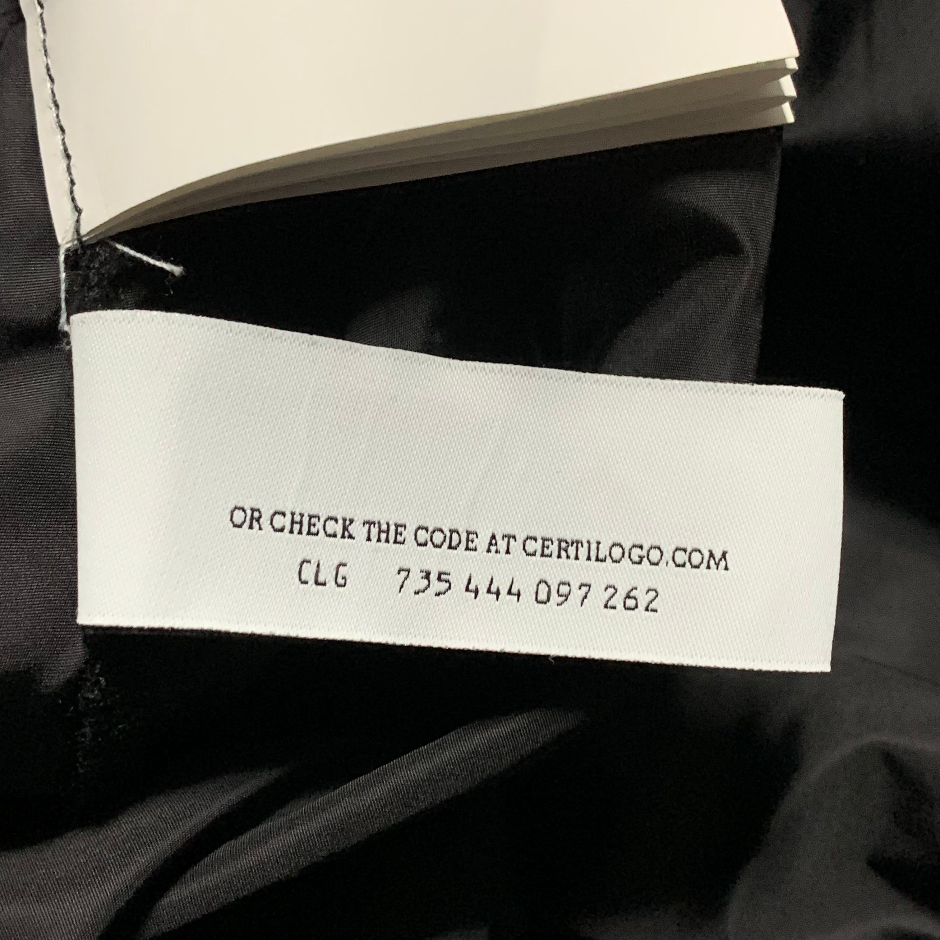 Off White Medium Track Pants Tape Black Nylon Black Bottoms Virgil Abloh