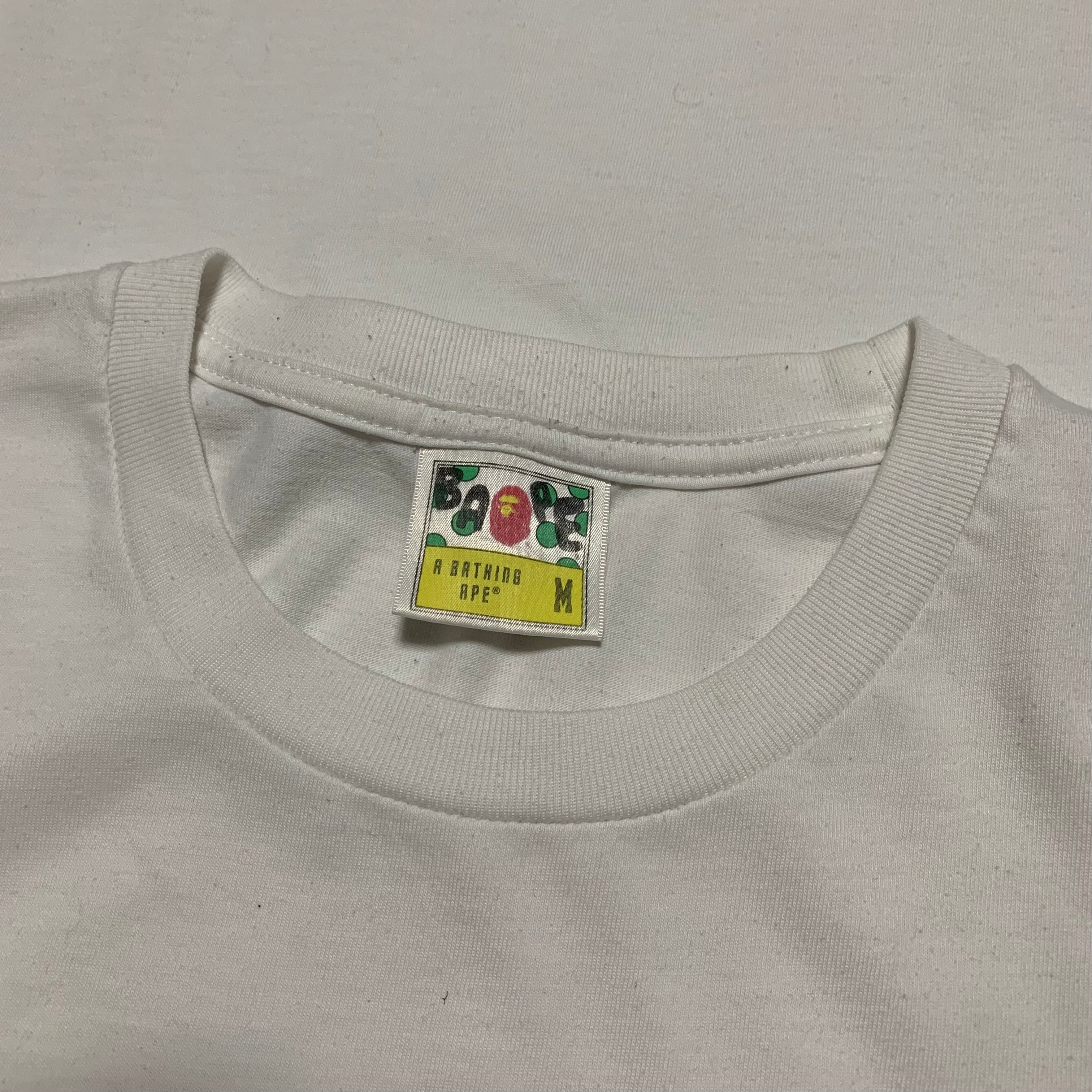 Bape Medium Big Ape Head White Tee