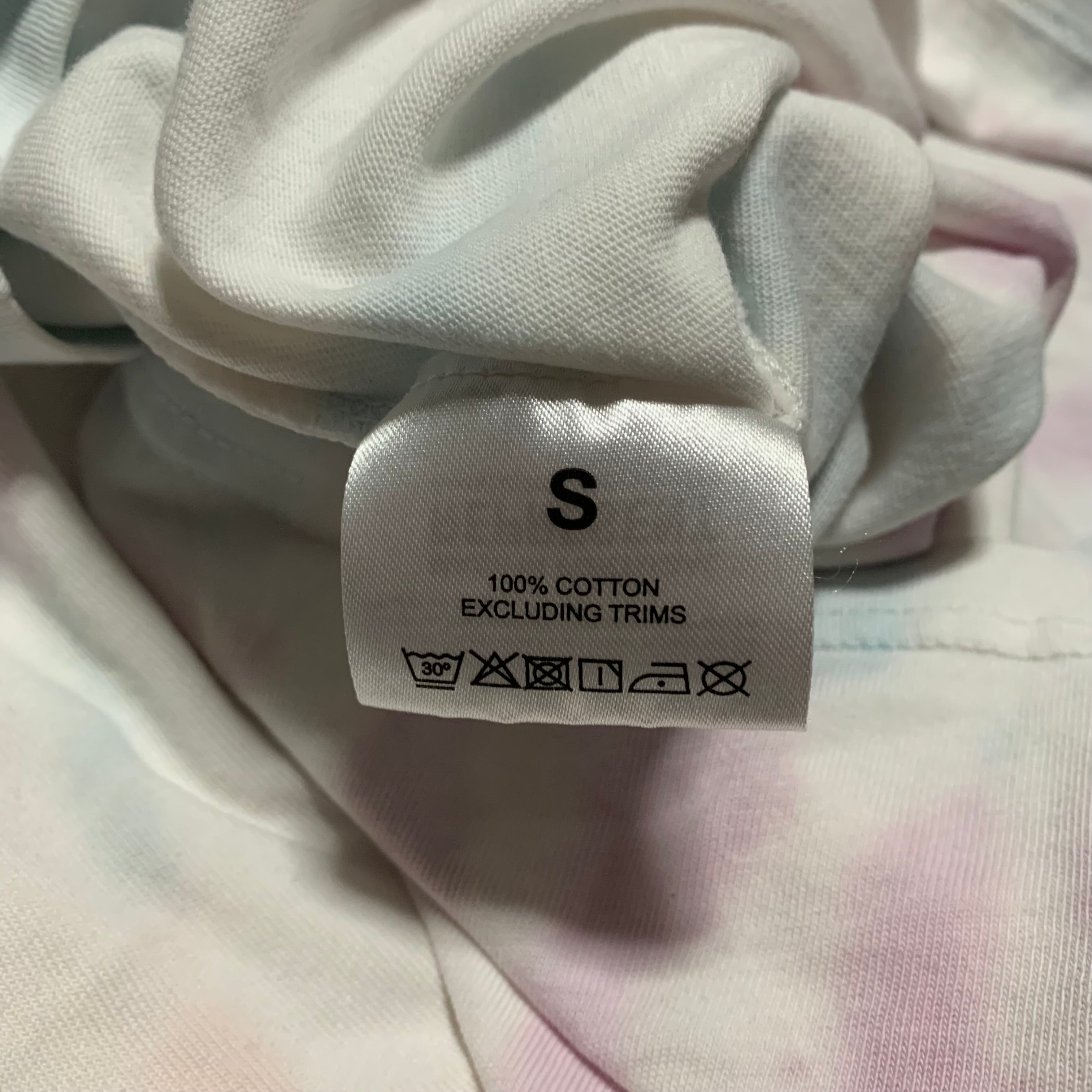 Represent Small Owners Club Tie Dye Flat White Tee