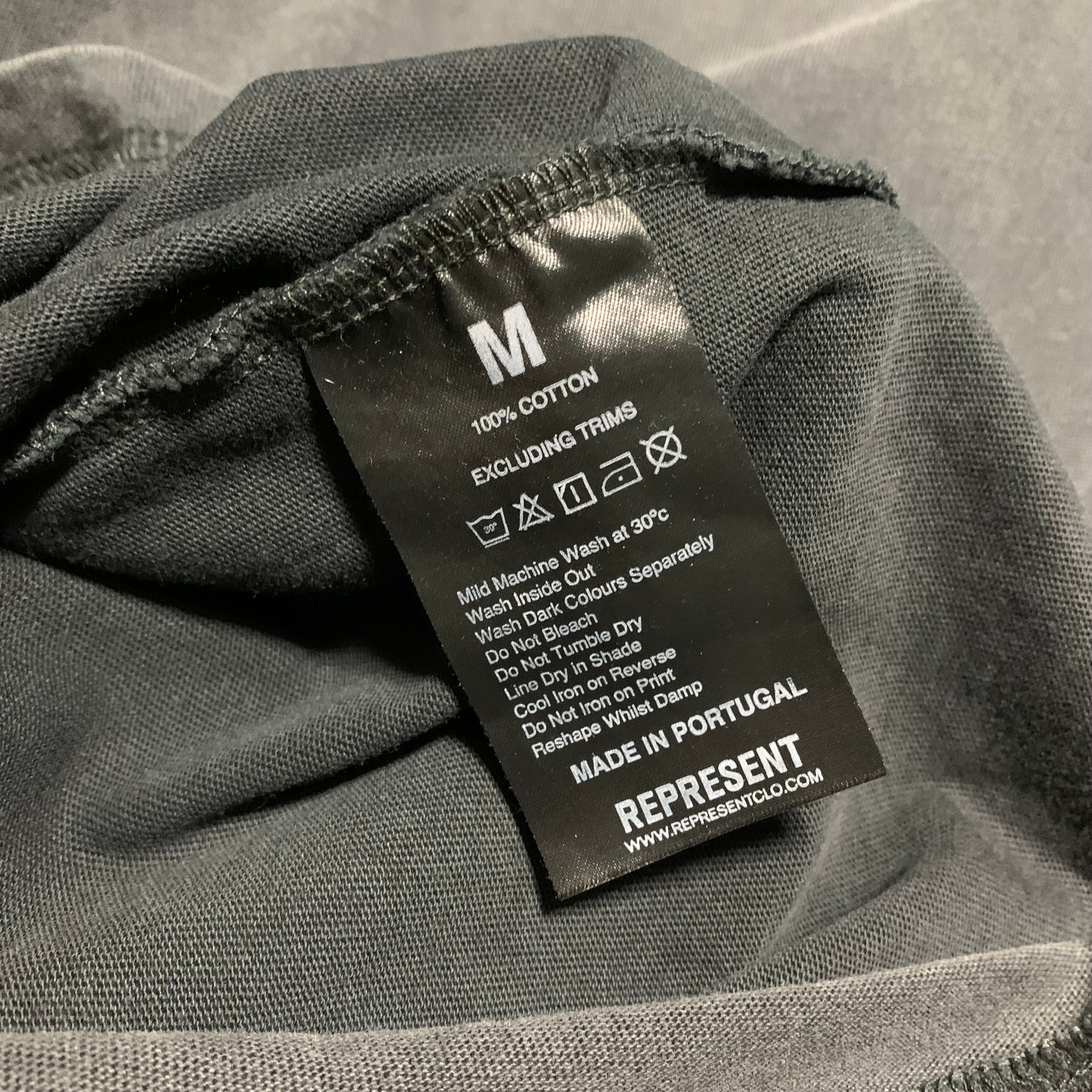 Represent Medium Take Higher Vintage Grey Tee