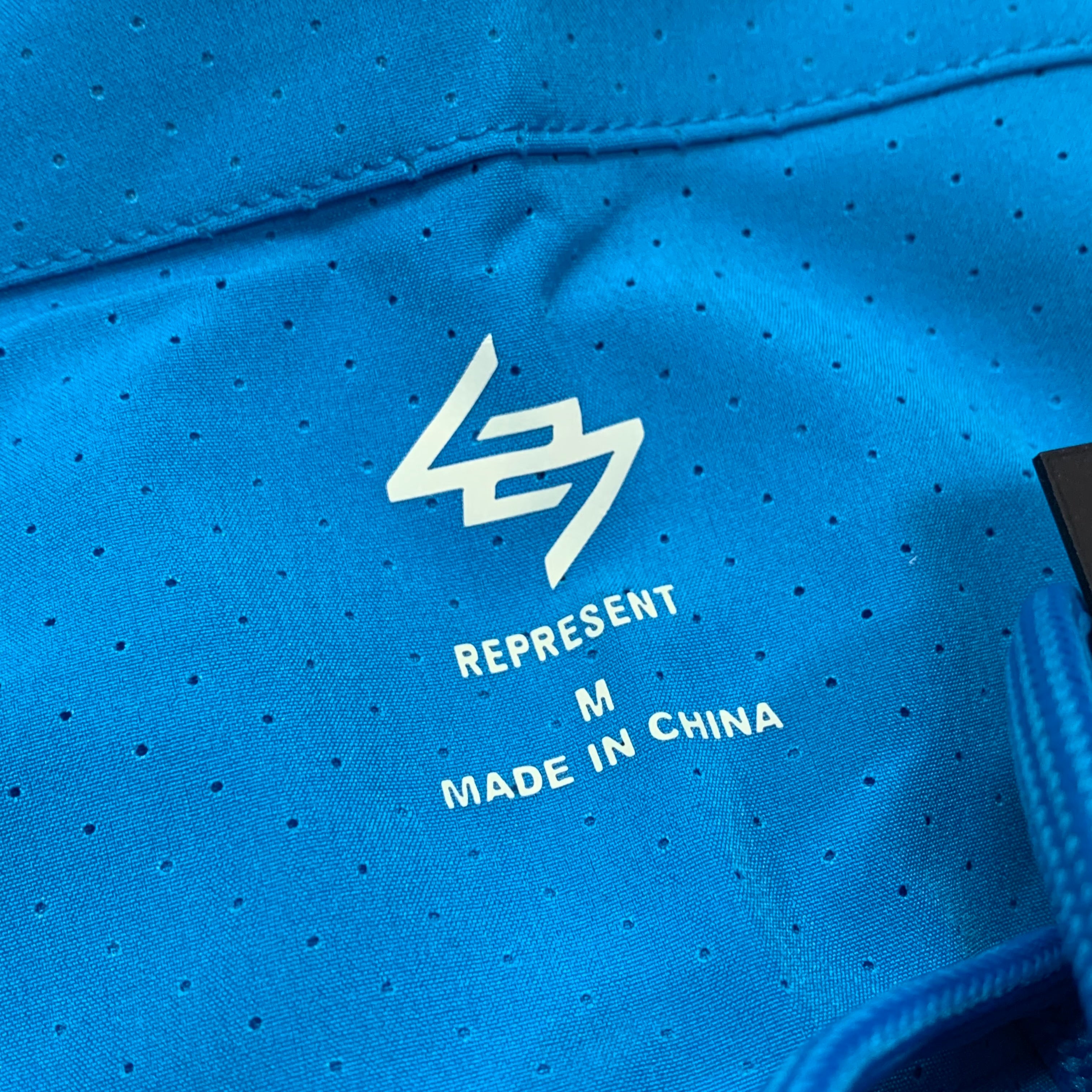 Represent Medium Shorts 247 Fused Trek Electric Blue Shorts