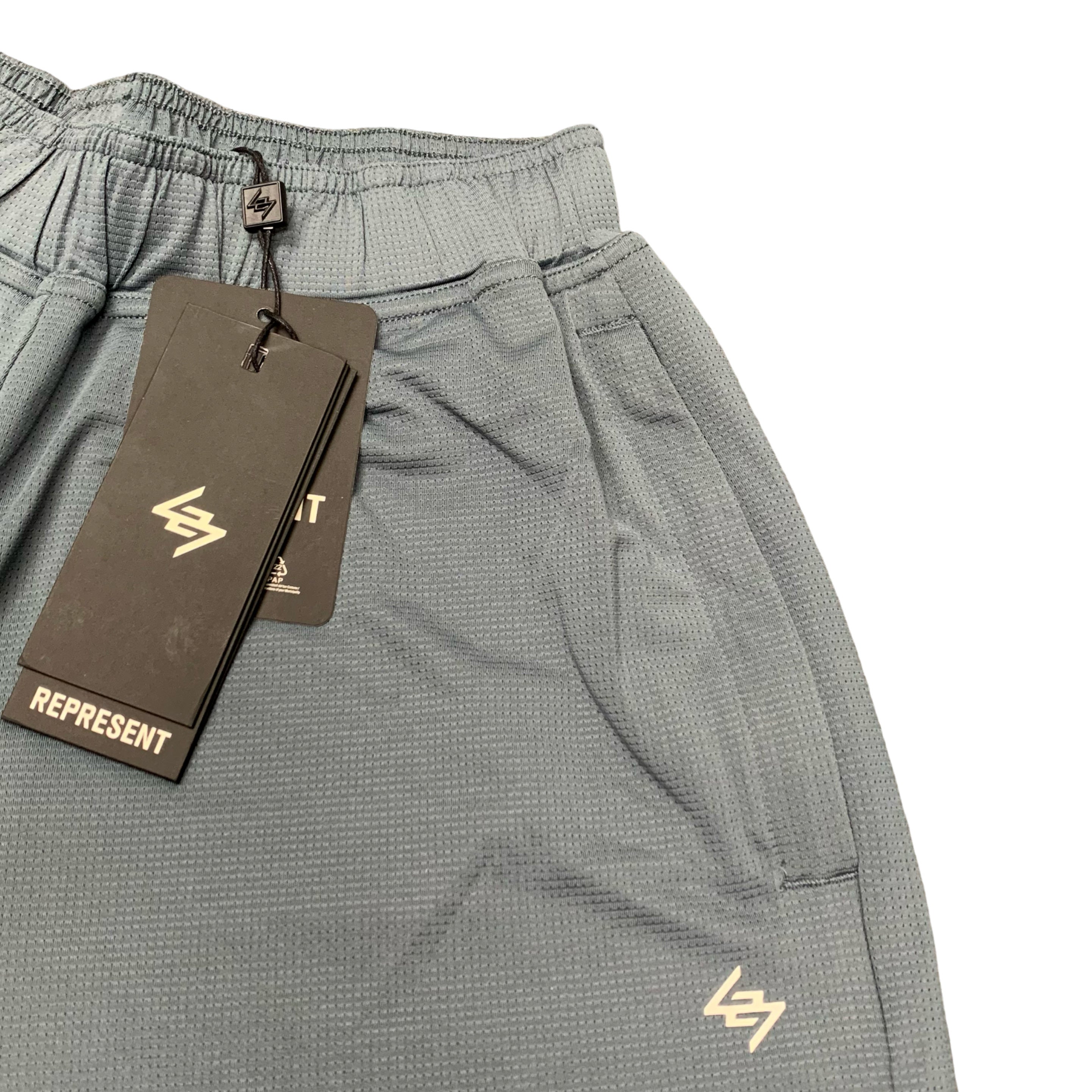 Represent Small Shorts 247 DNA Mesh Dusky Navy Blue