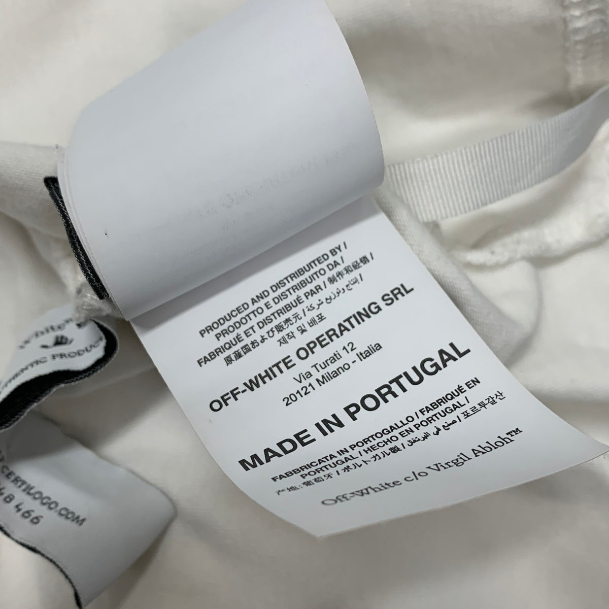 Off White Medium Tee Marker Arrows White T-Shirt Virgil Abloh