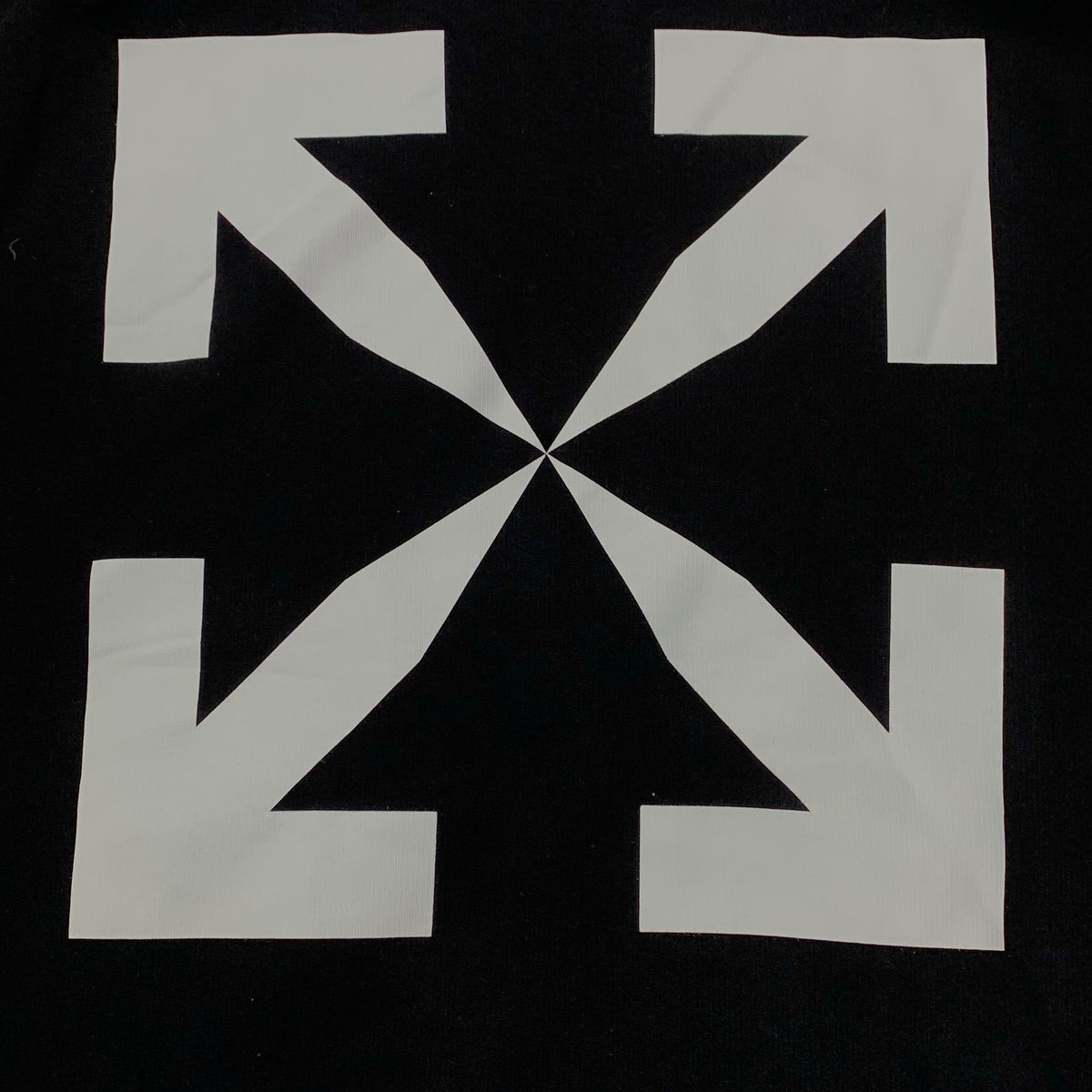 Off White Large Hoodie Pascal Skeleton Arrows Black Hoodie Virgil Abloh