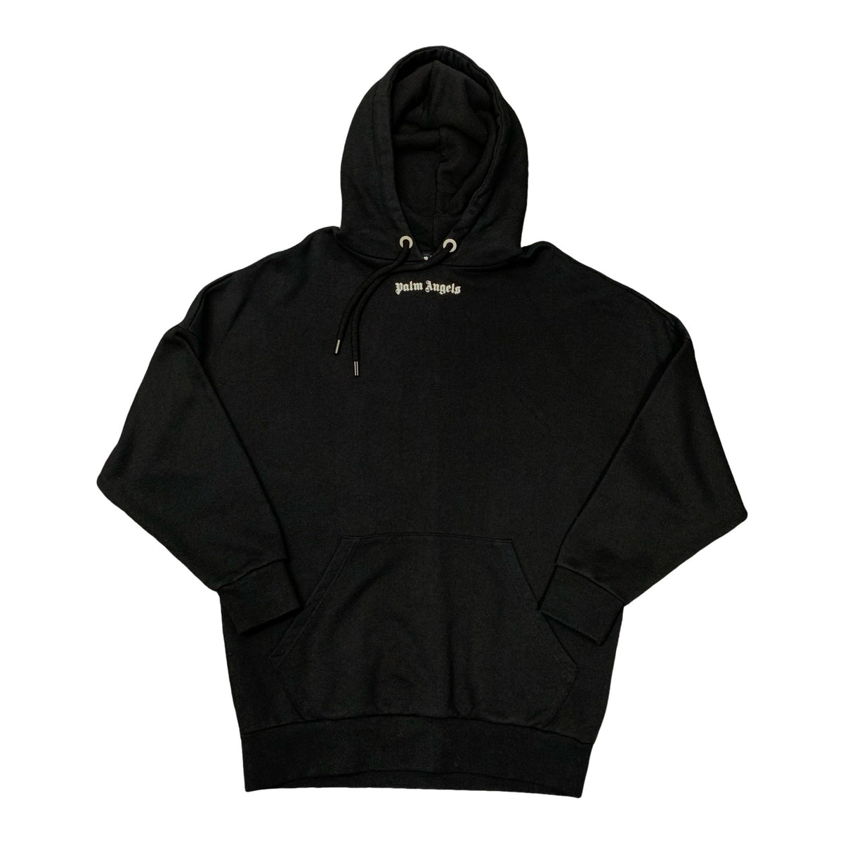 Palm Angels Small Hoodie Classic Black Hoodie Oversized Fit
