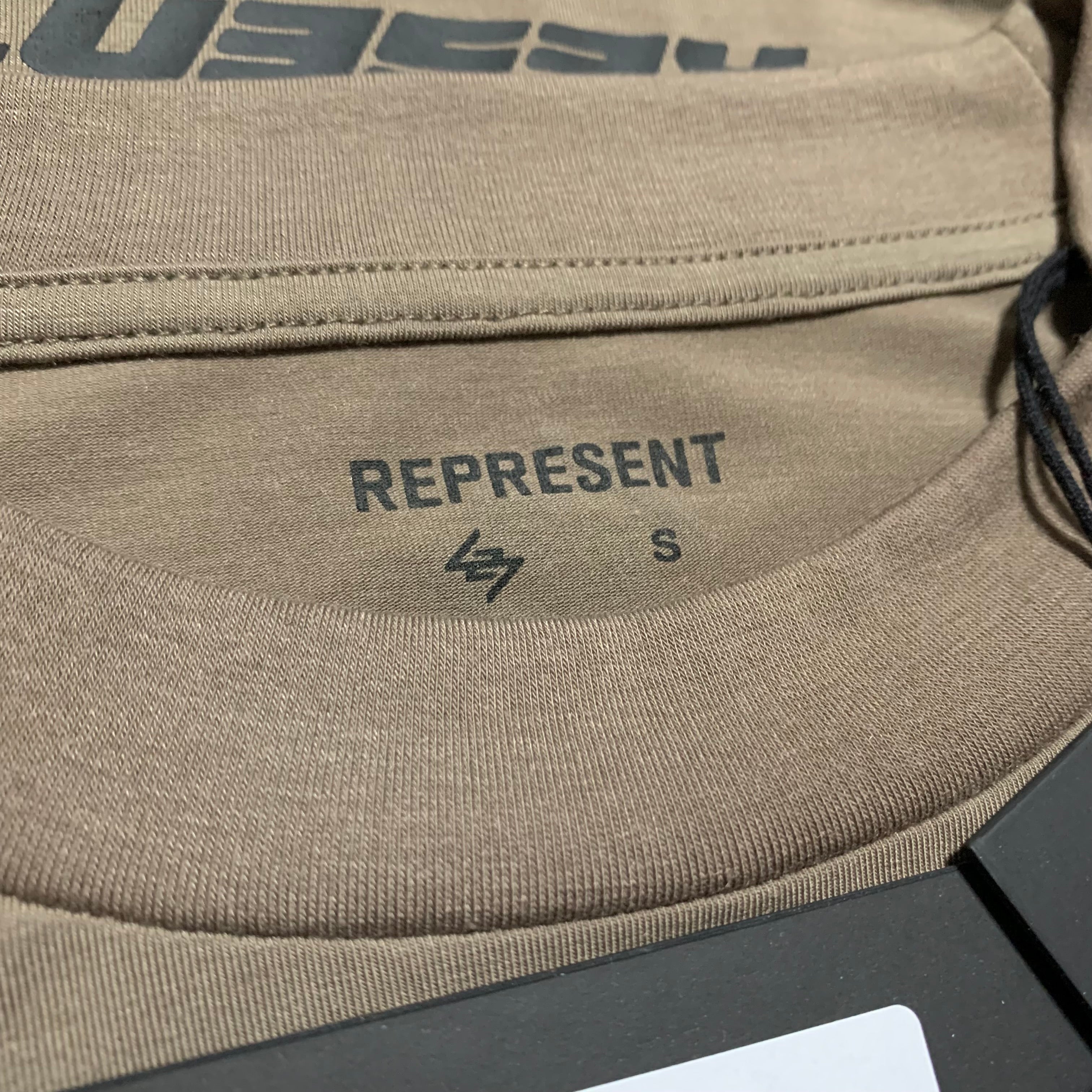 Represent Small 247 Future Terrains Oversized Tee Umber