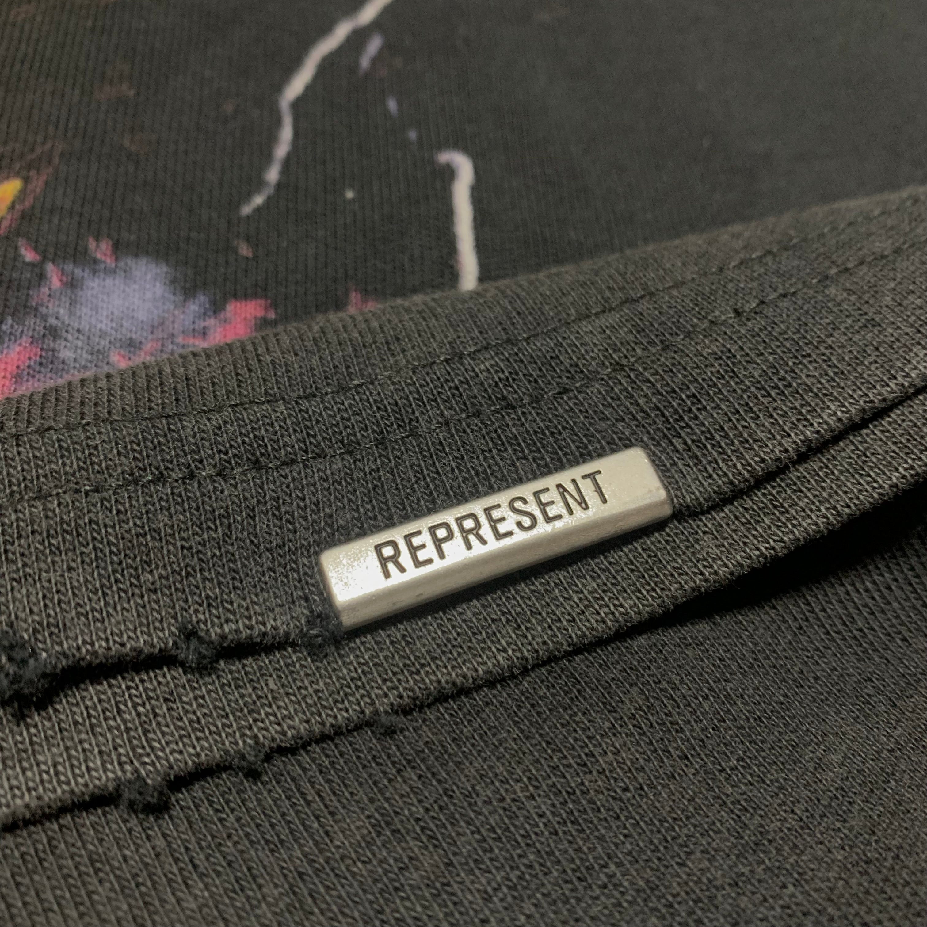 Represent Small Spirit Reaper Vintage Black Tee