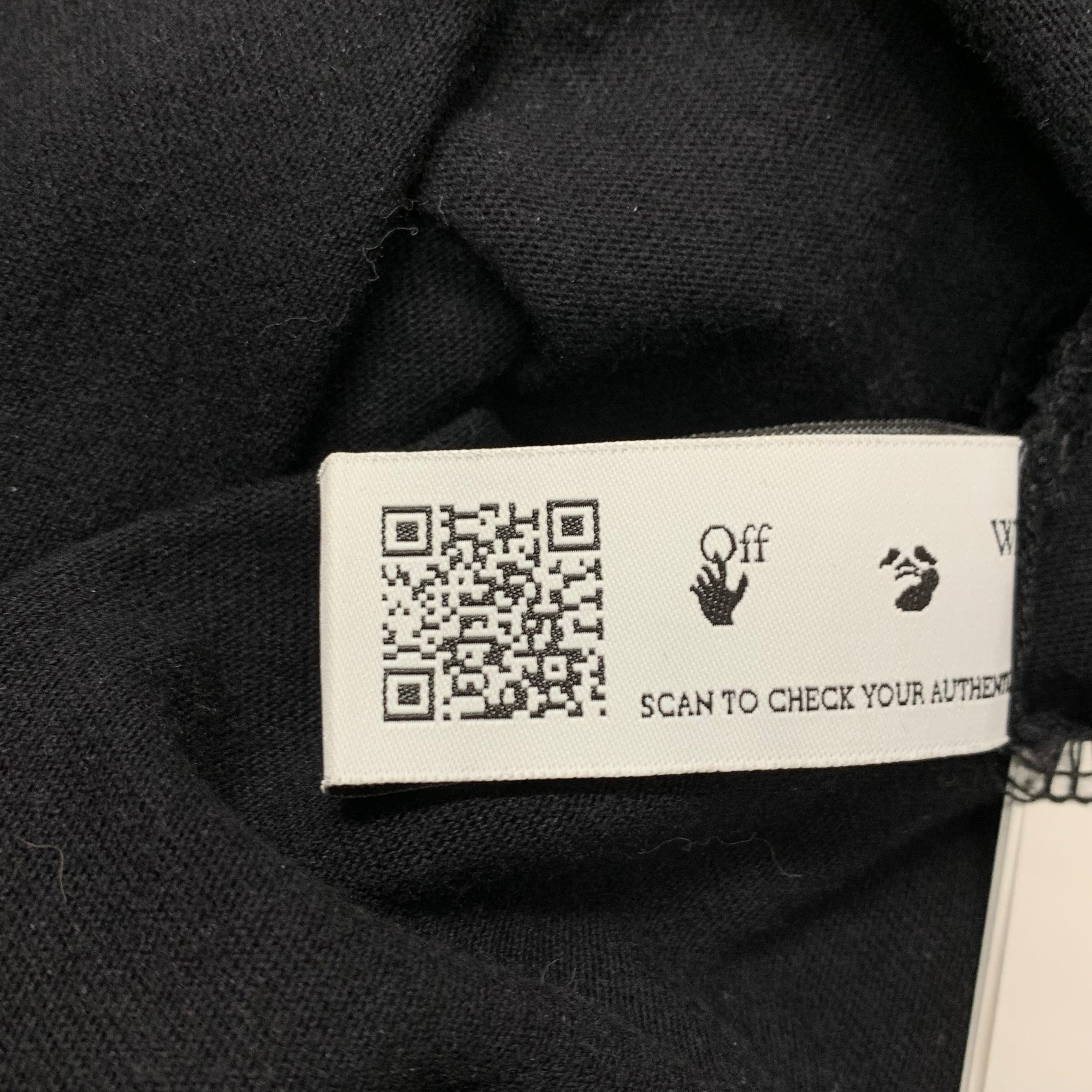 Off White Small Tee Tribal Arrows Black T-Shirt Virgil Abloh