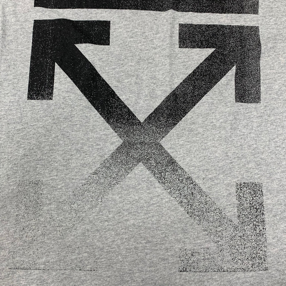 Off White Medium Tee Degrade Arrows Grey T-Shirt Virgil Abloh
