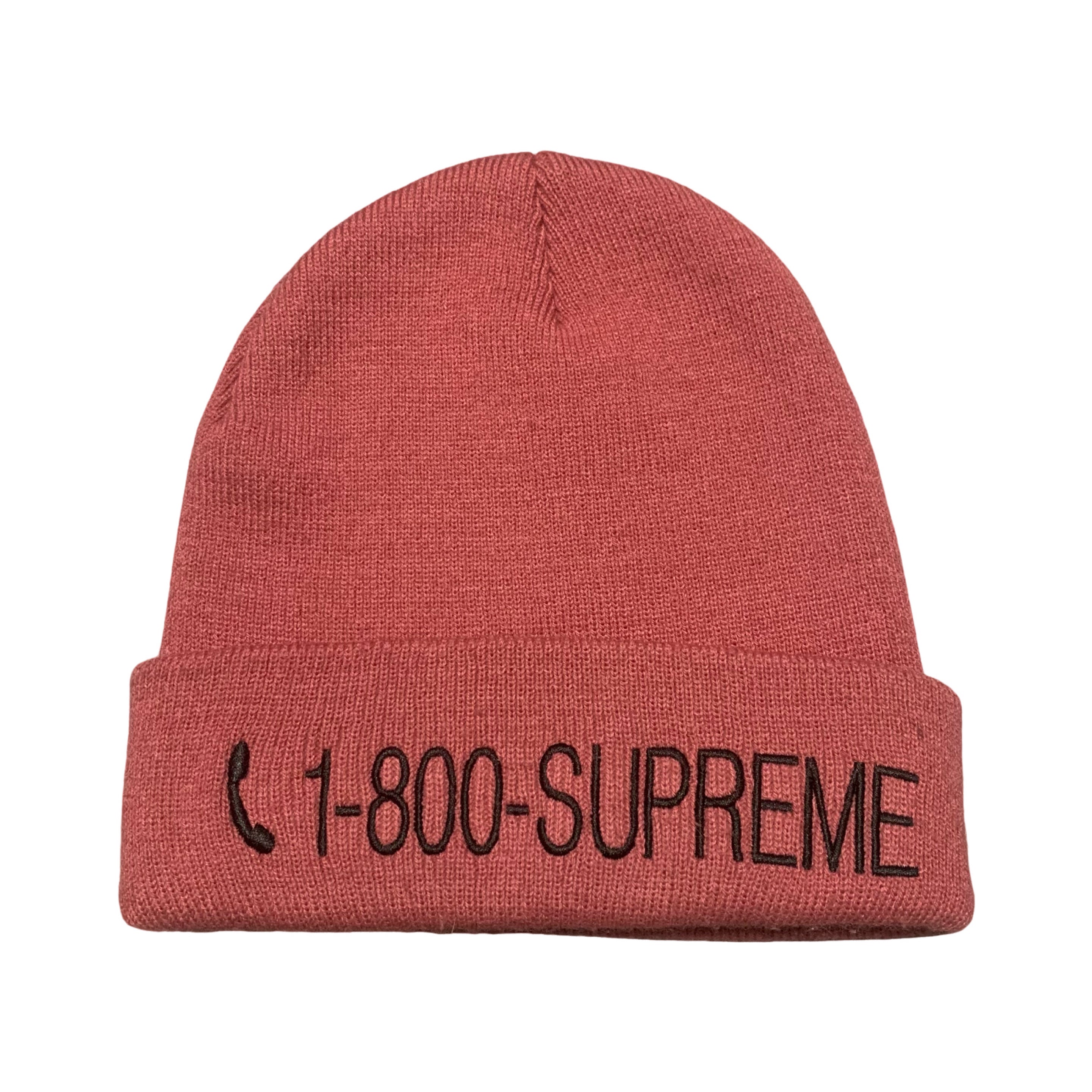 Supreme Beanie 1-800 Burgundy Hat 2019