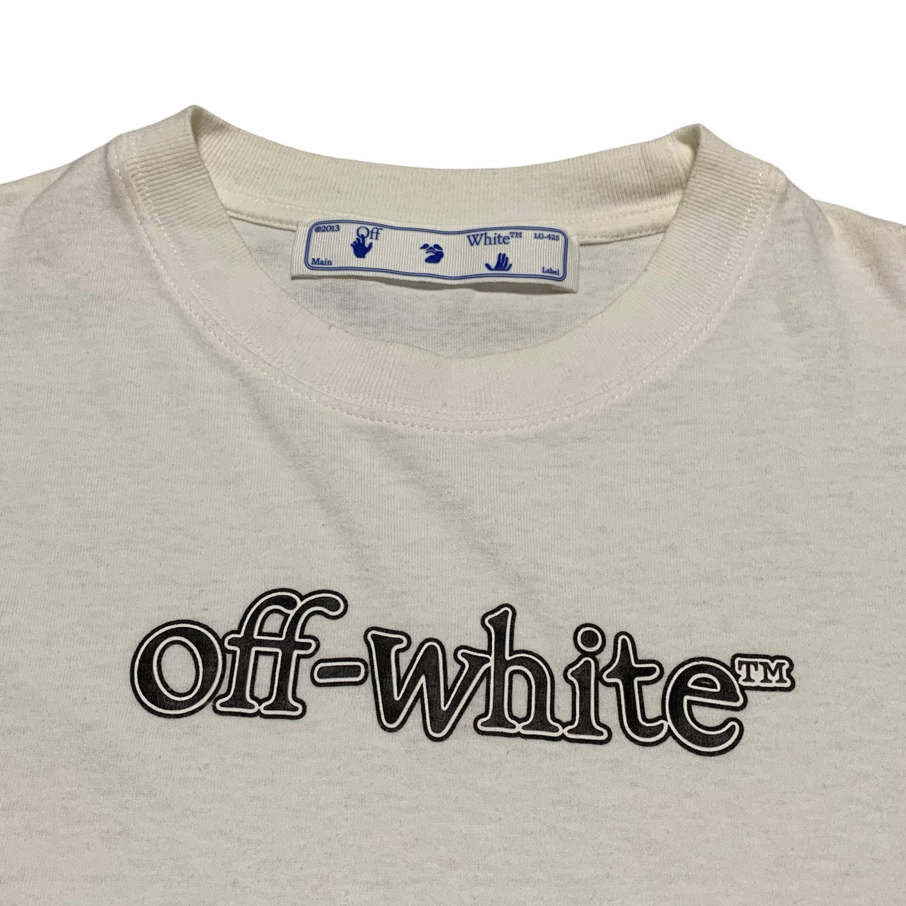 Off White XS Logo Graphic White Tee Virgil Abloh