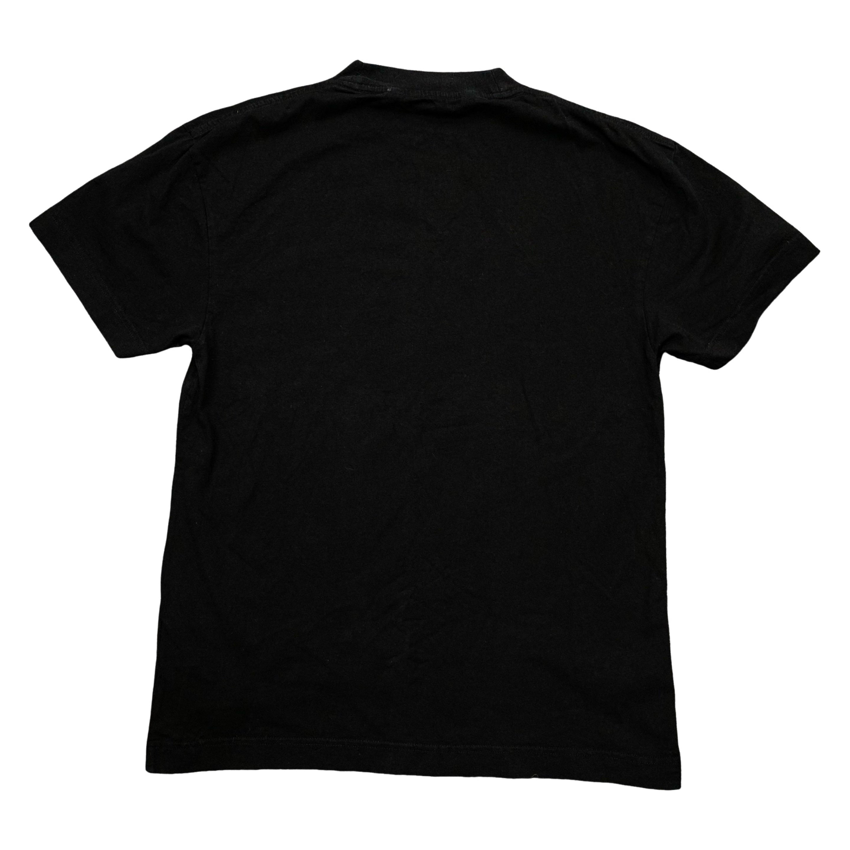 Palm Angels Small Tee New York Sprayed Black T-Shirt