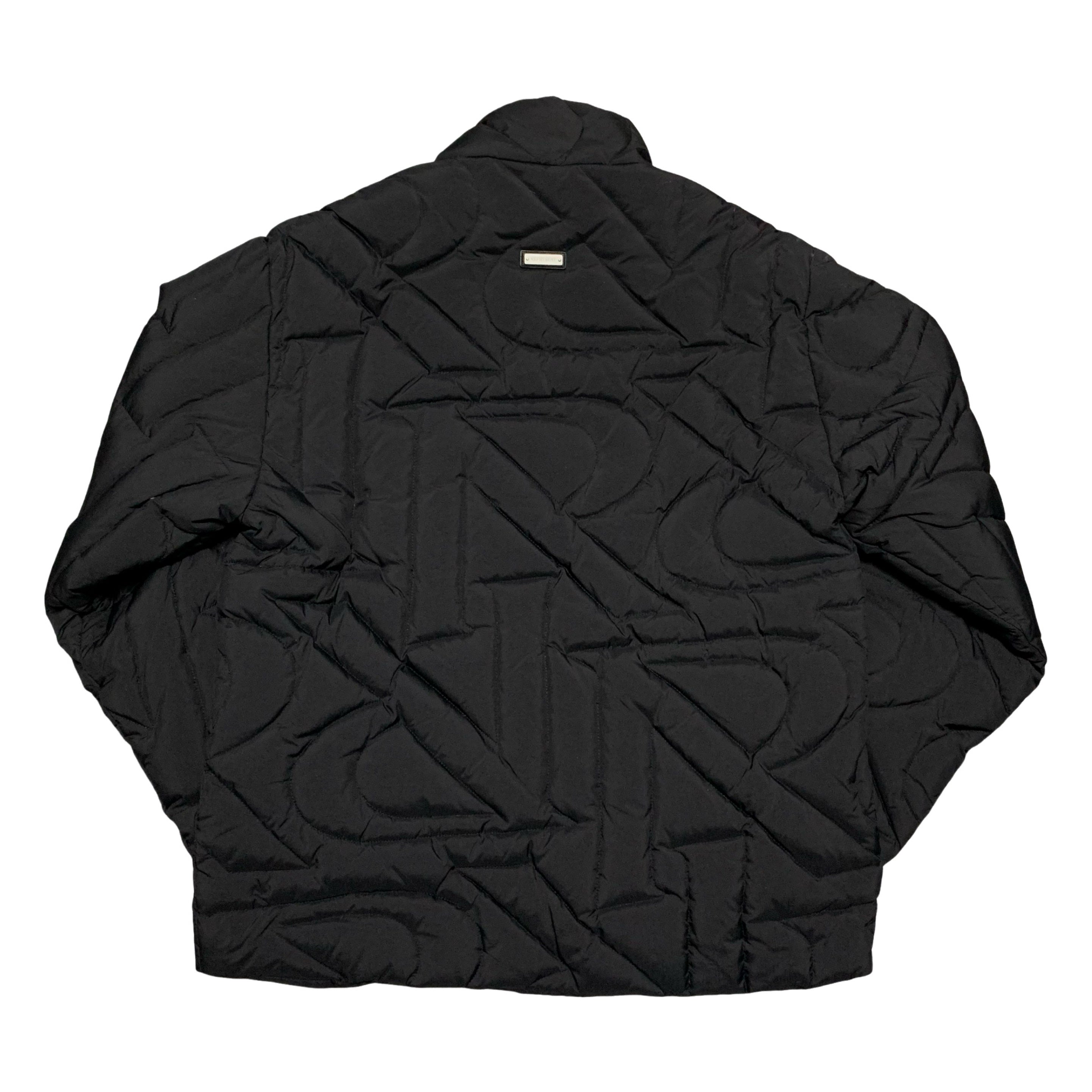 Represent Small Puffer Jacket Initial Lightweight Black Jacket