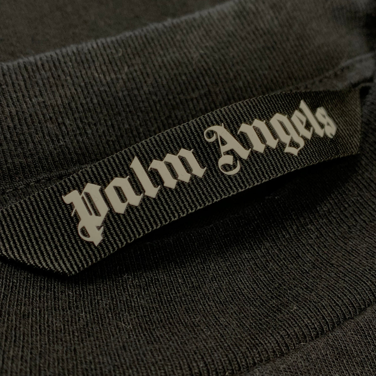 Palm Angels Small Tee New York Sprayed Black T-Shirt