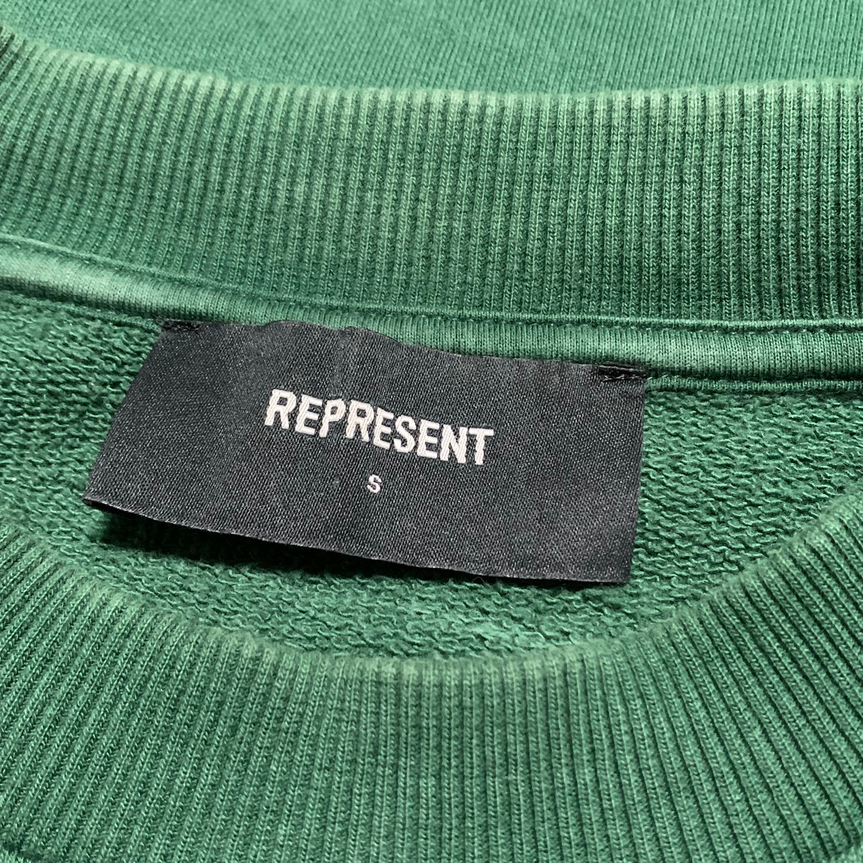 Represent Small Owners Club Green Sweater Sweatshirt Crewneck