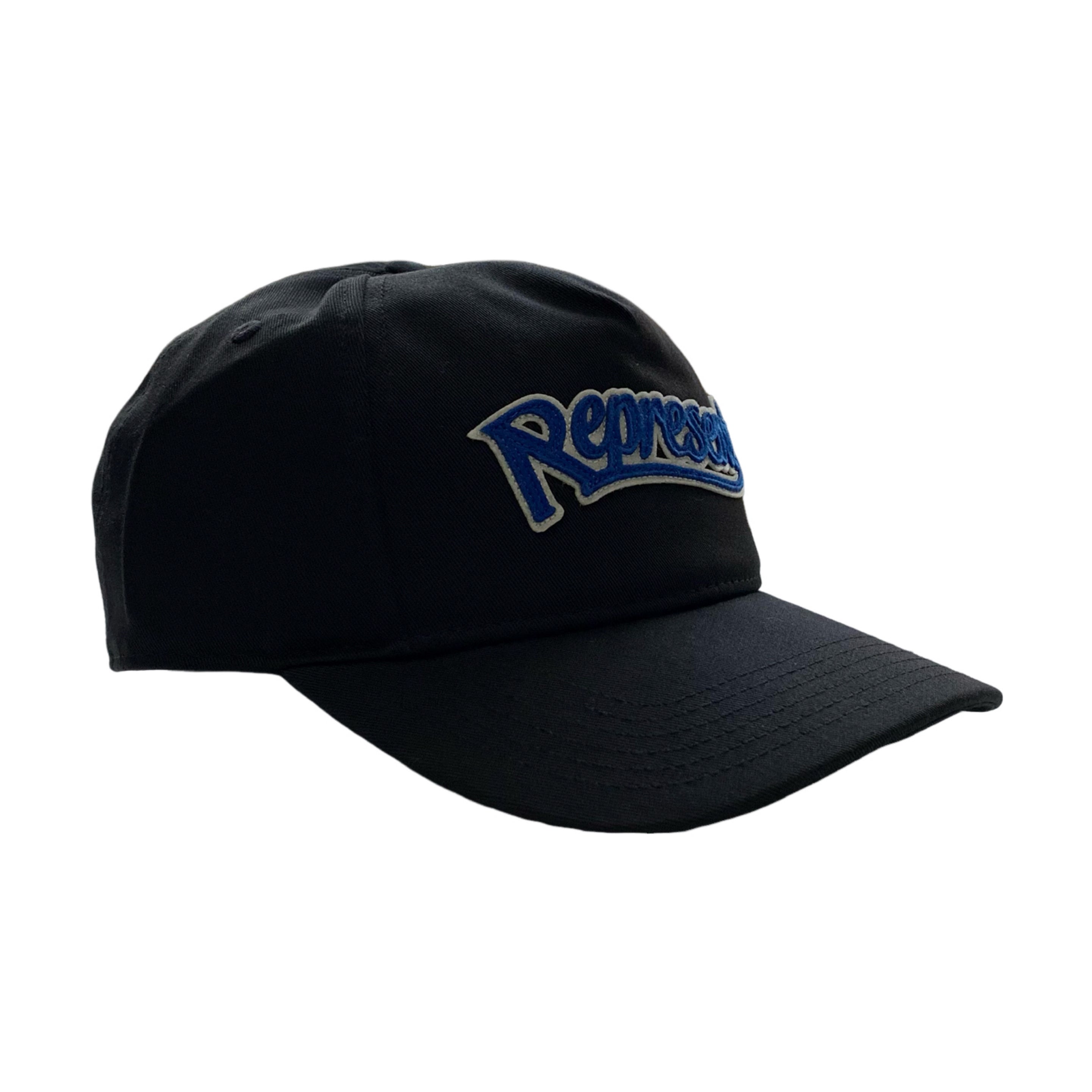 Represent Cap Showcasing Black Cap Hat