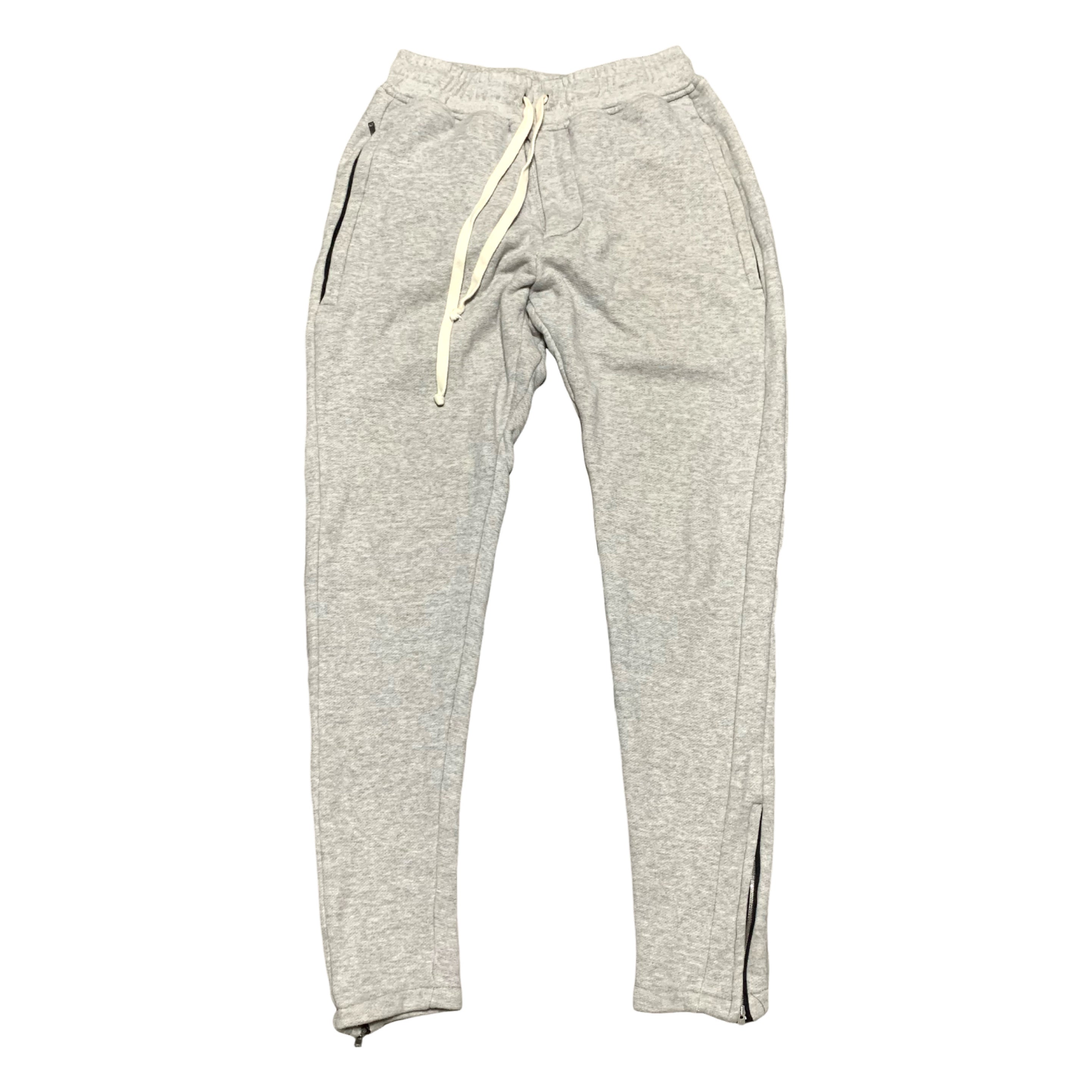 Represent Medium Joggers Grey Bottoms Sweatpants Zip ‘Wide Awake’ British Made