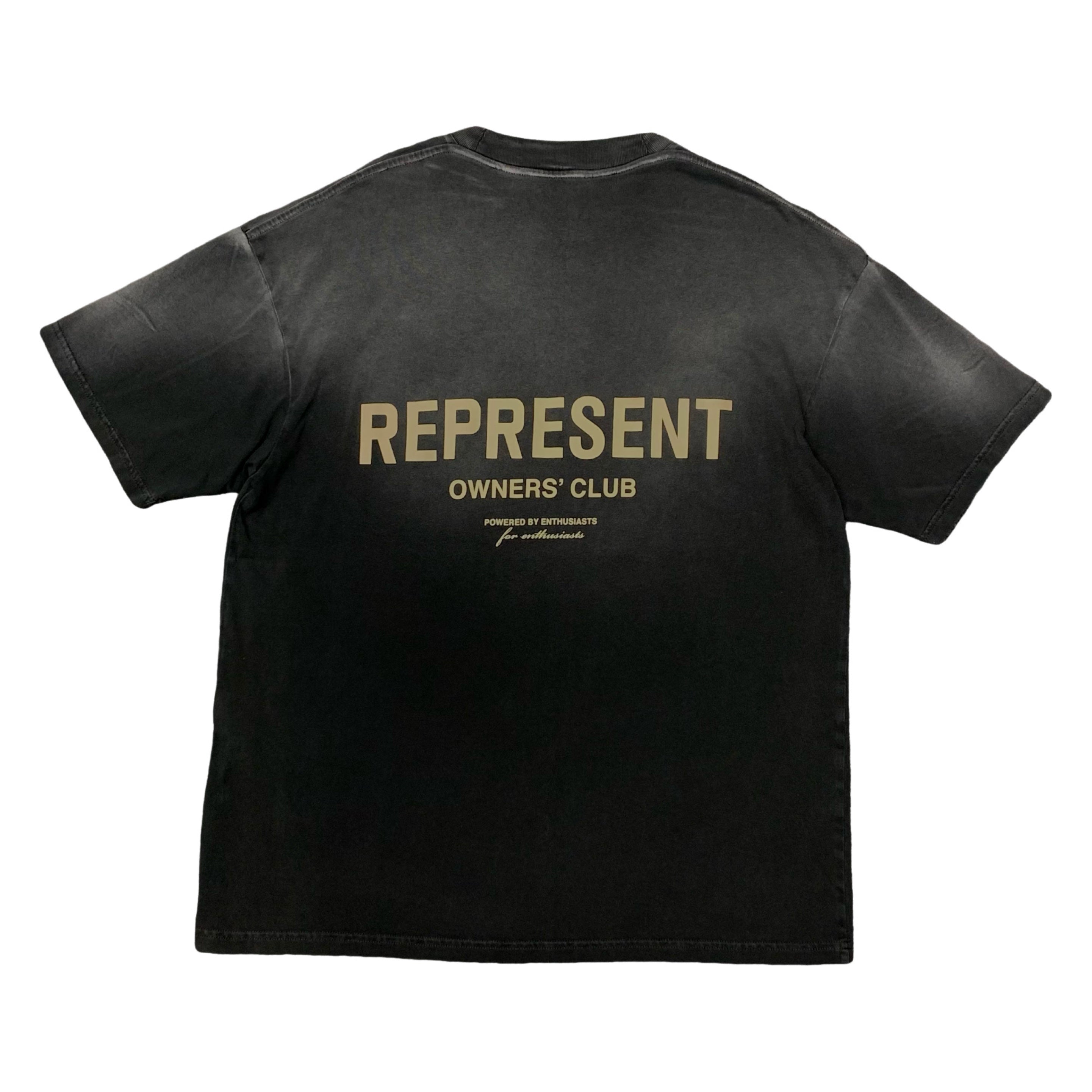Represent XS Tee Owners Club Aged Black T-Shirt