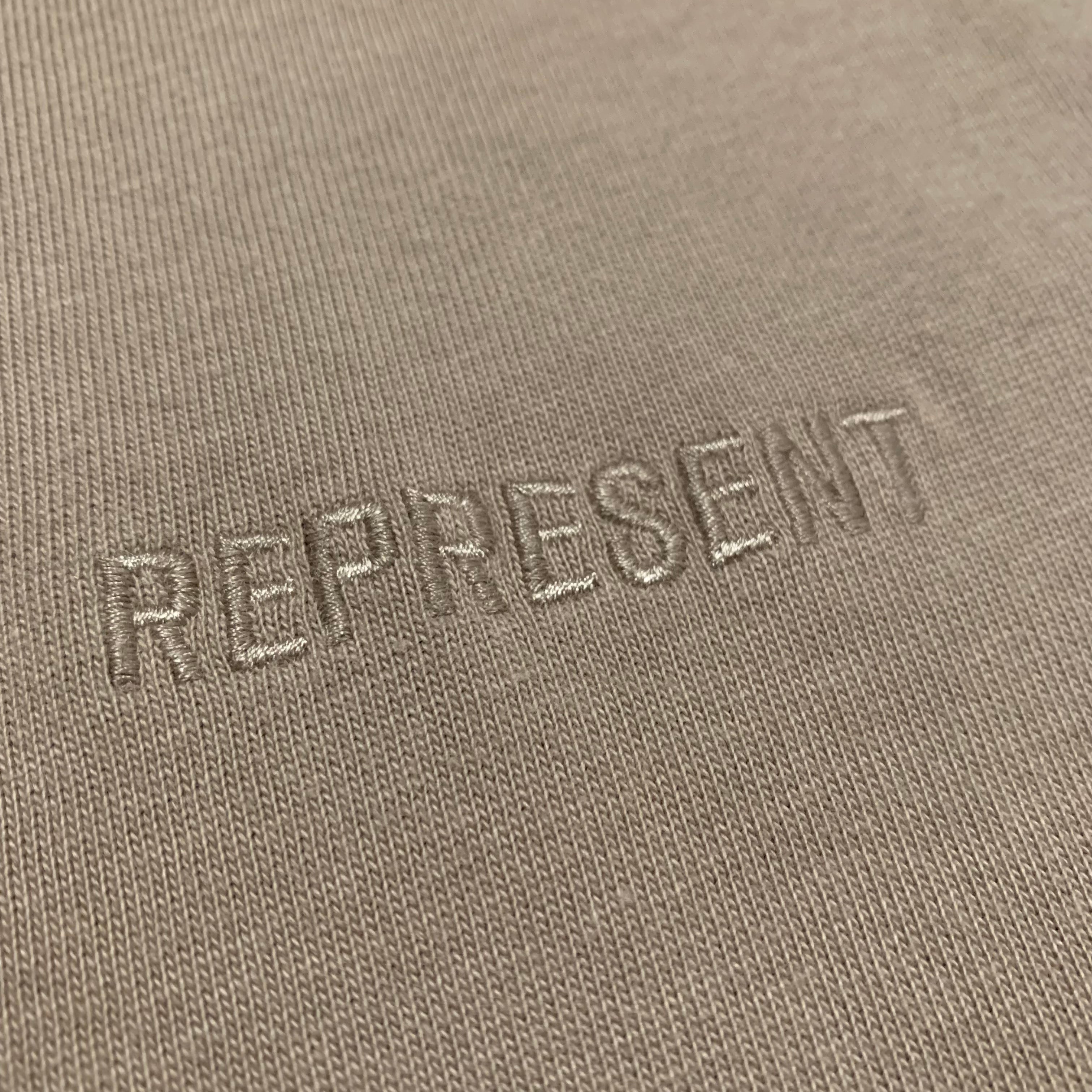 Represent Small Blanks Beige Brown Tee