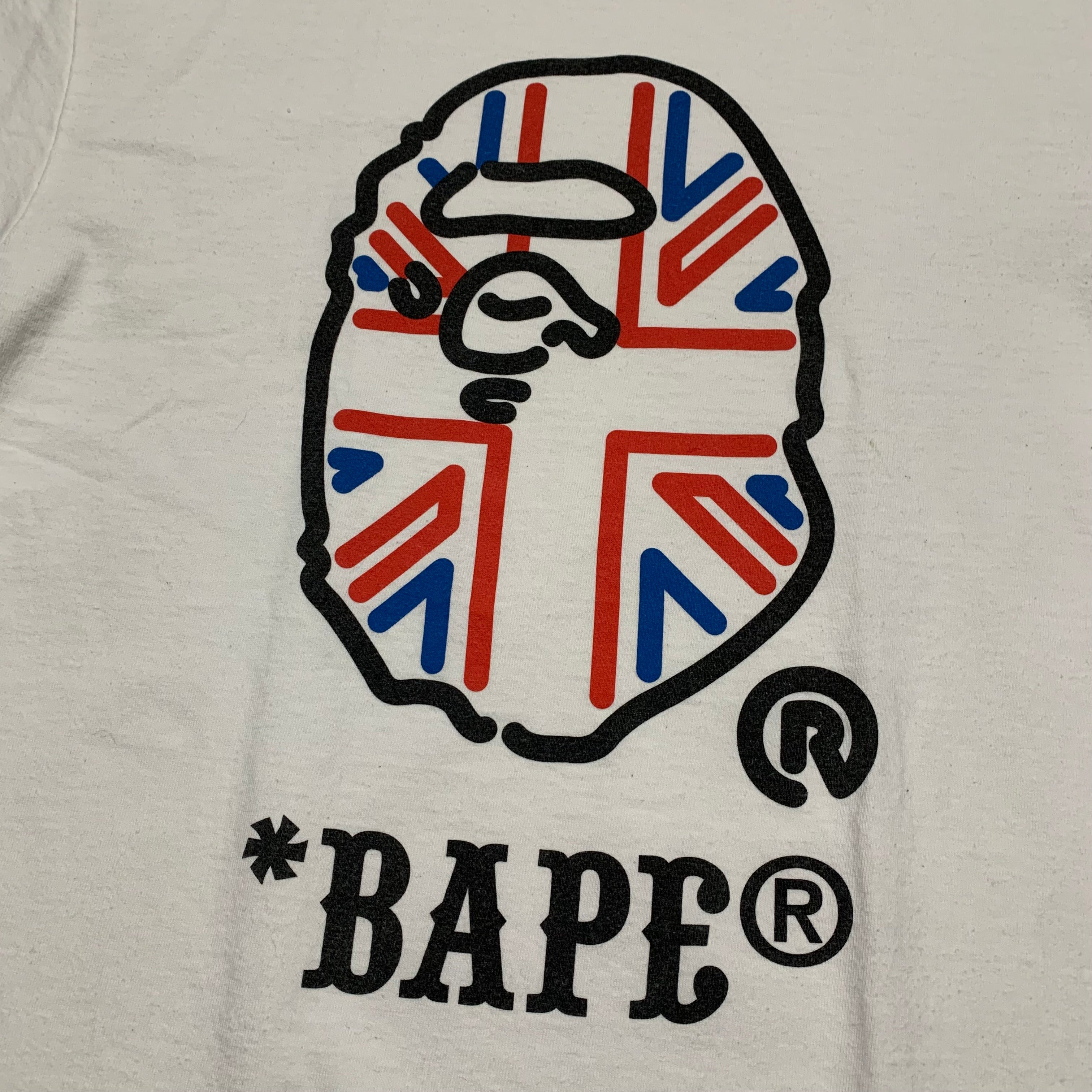 Bape Medium White Tee A Bathing Ape London Store Exclusive