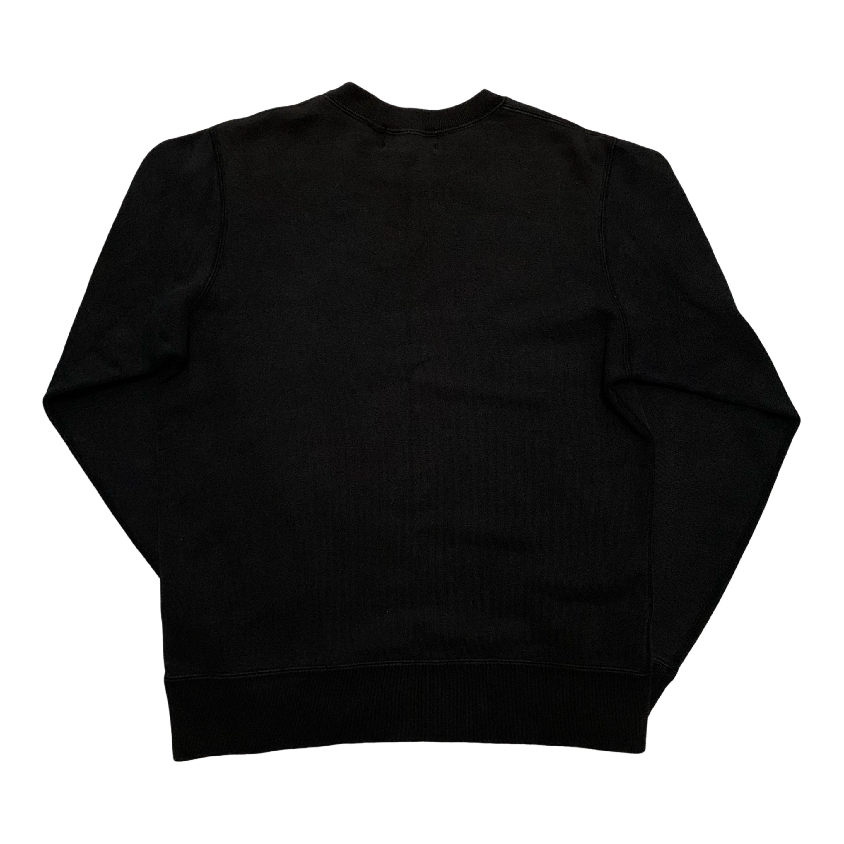 Bape Small UK College Black Sweatshirt Crewneck A Bathing Ape